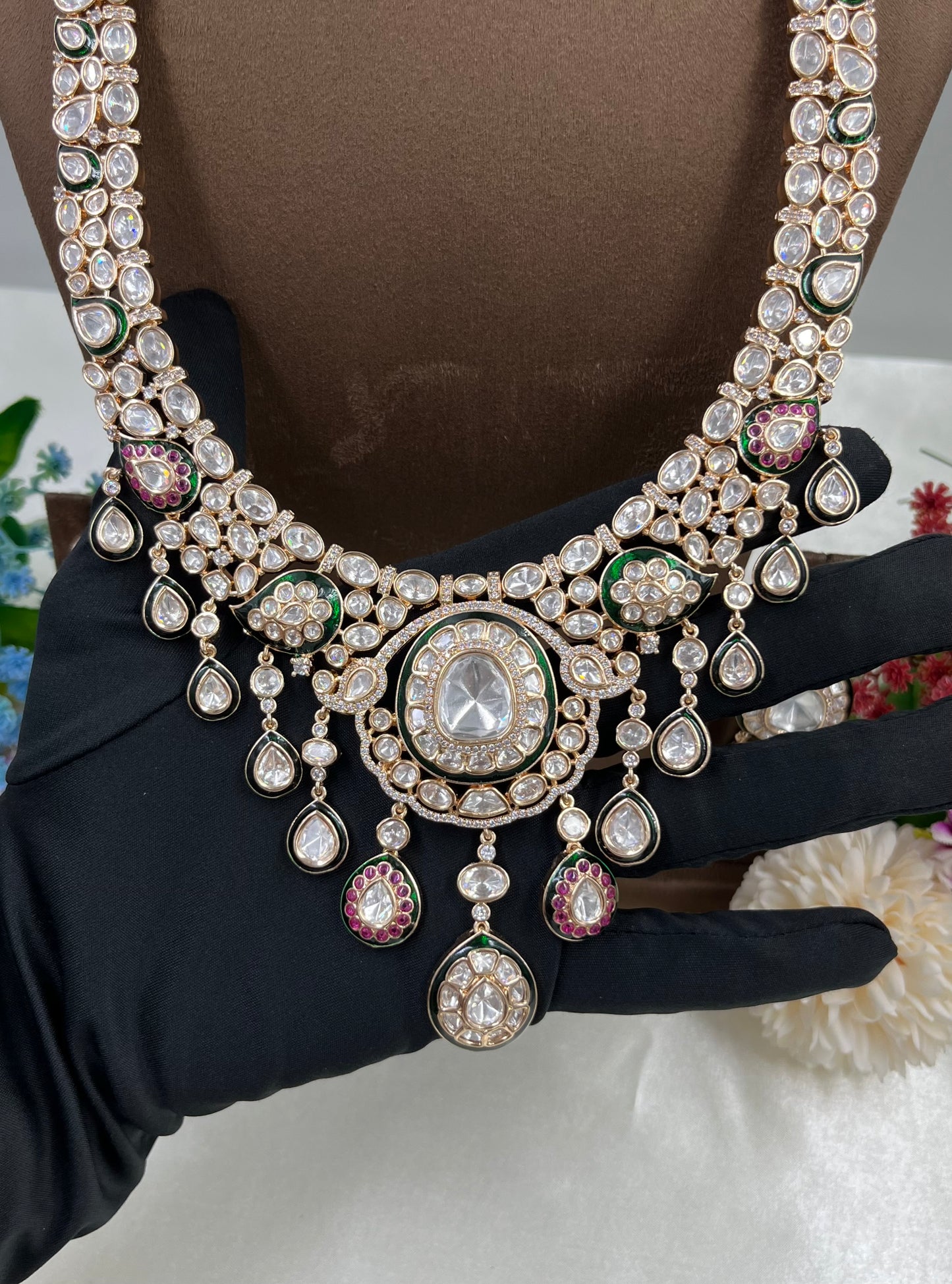 Sethu Premium Moissanite Long Necklace