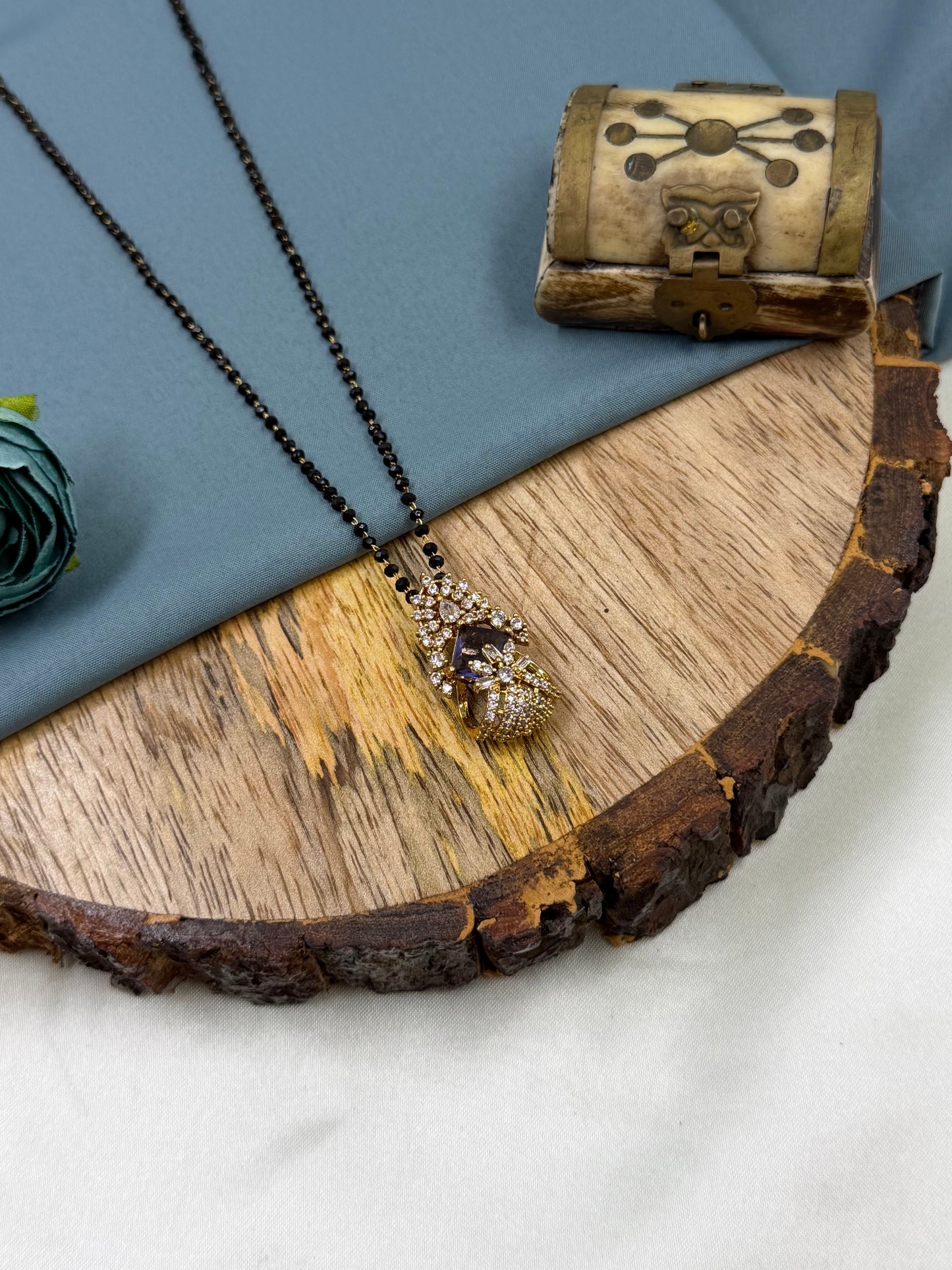 Cubic Victorian Mangalsutra