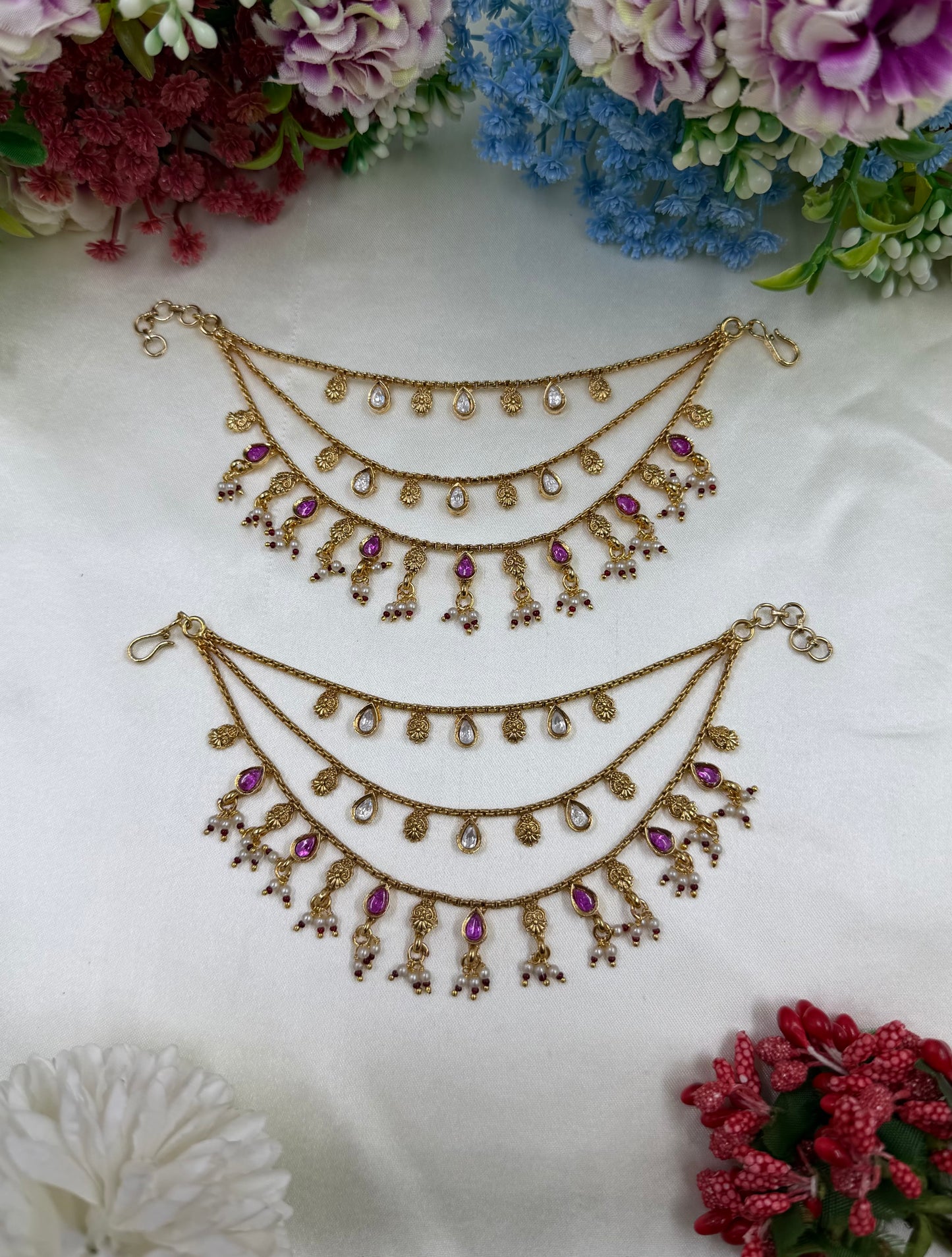 Saanvi Heritage Ear Chain