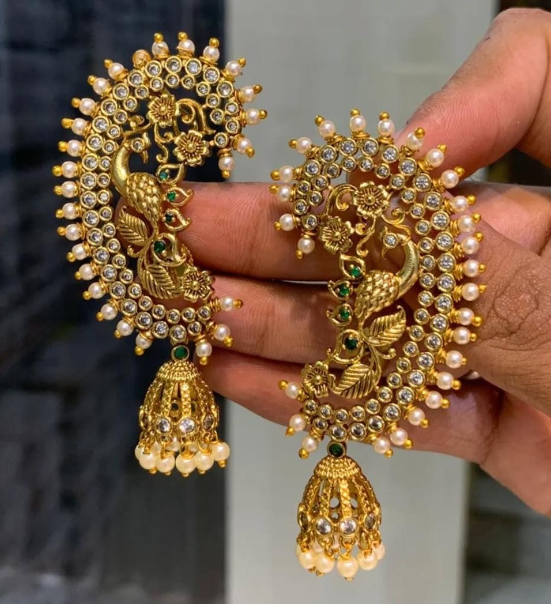 Peacock Royale Earcuff