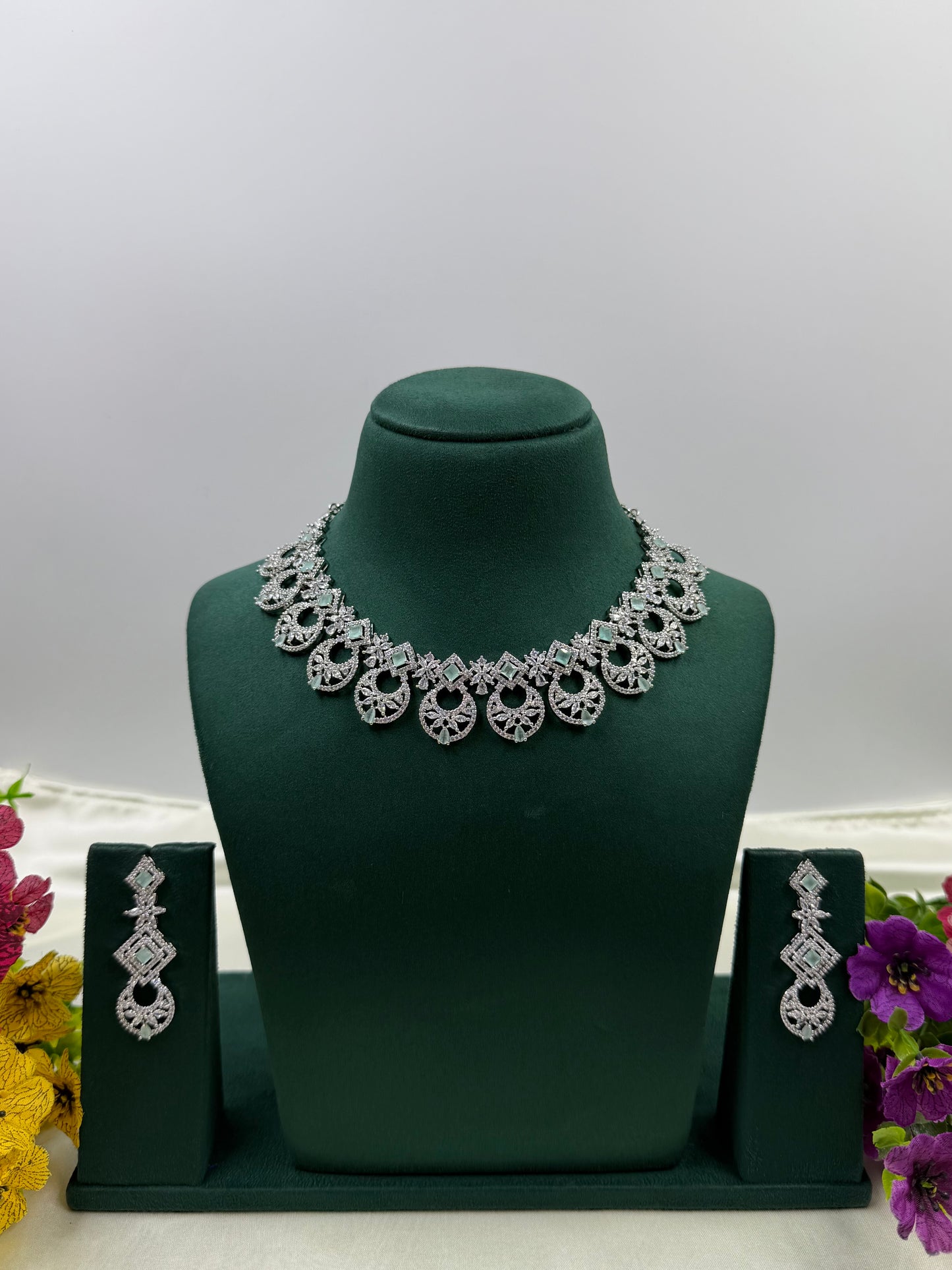 Gajra American Diamond Necklace