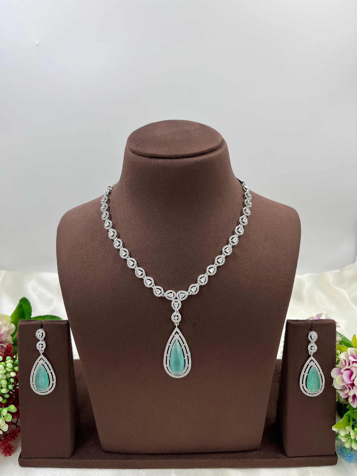 Zara Regal Drop Necklace Set