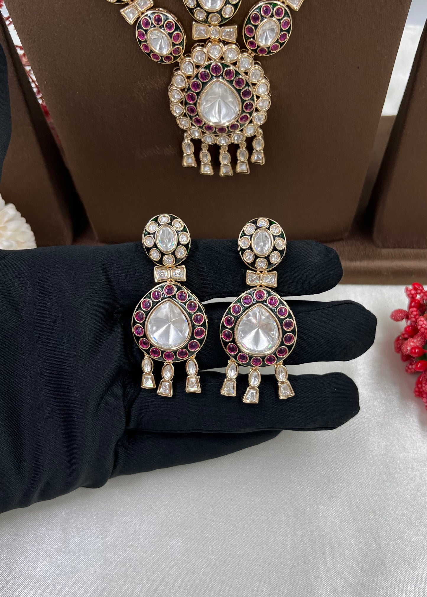 Zubeidaa Moissanite Long Necklace