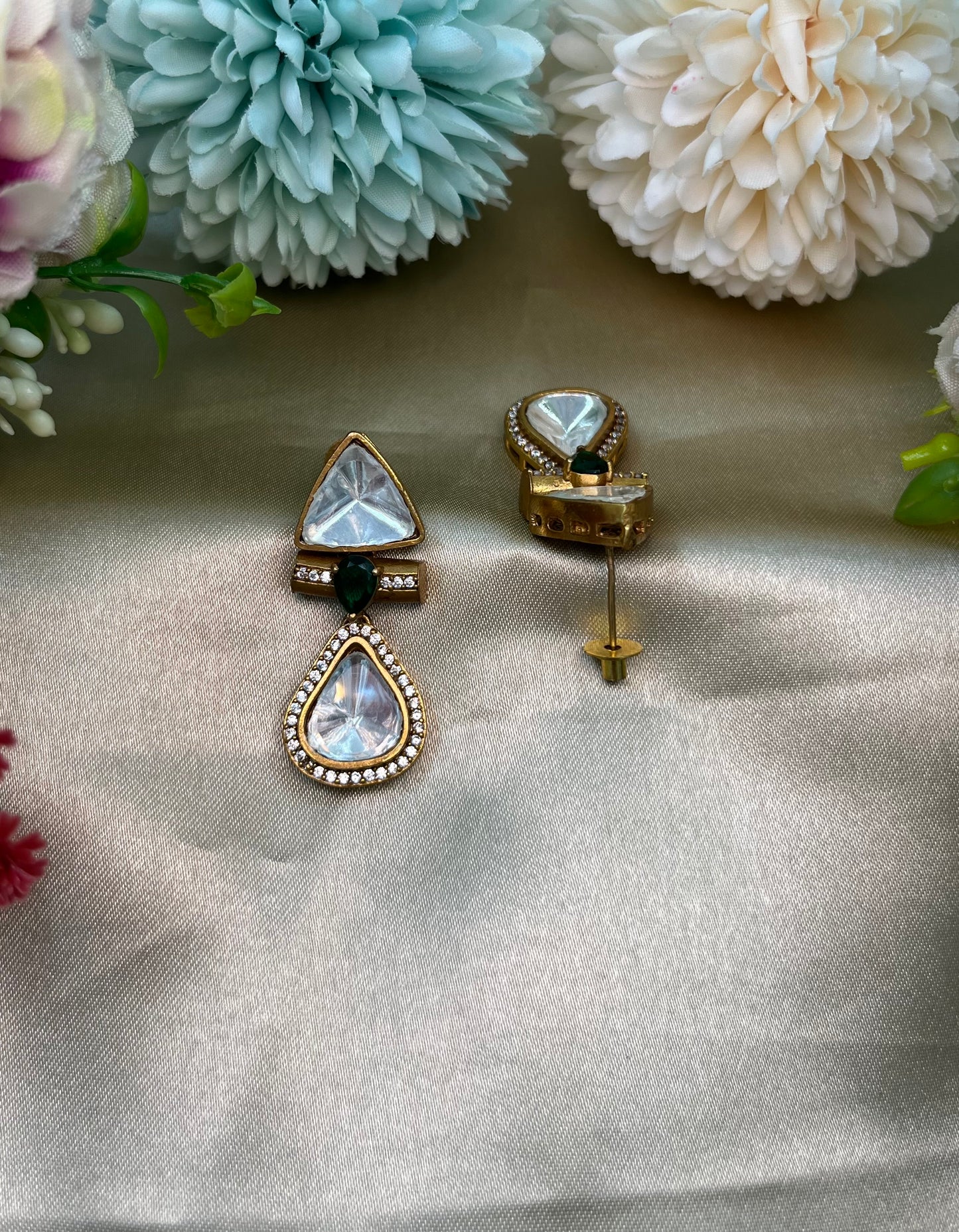 Crew Moissanite Kundan Tops