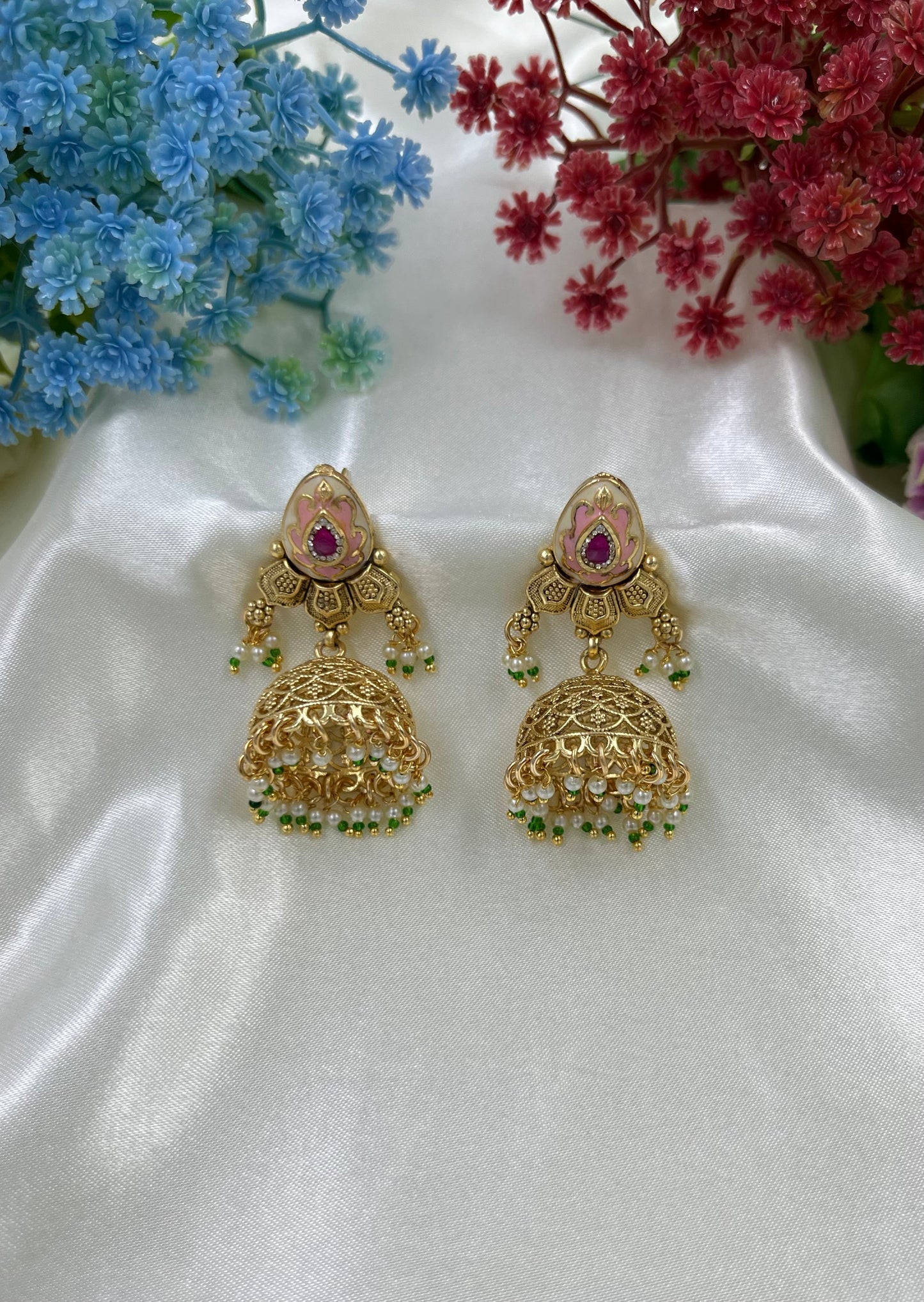 Charvi Brass Jhumka