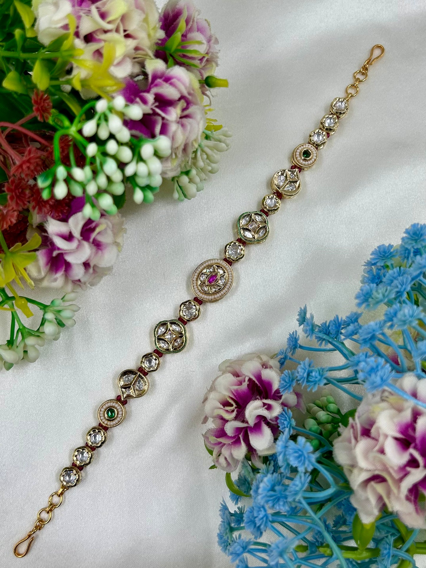 Snehal Moissanite Sheesh Patti