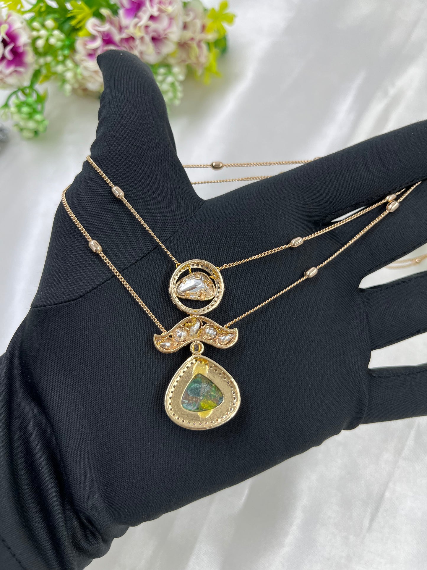Myra Crystal Bloom Necklace