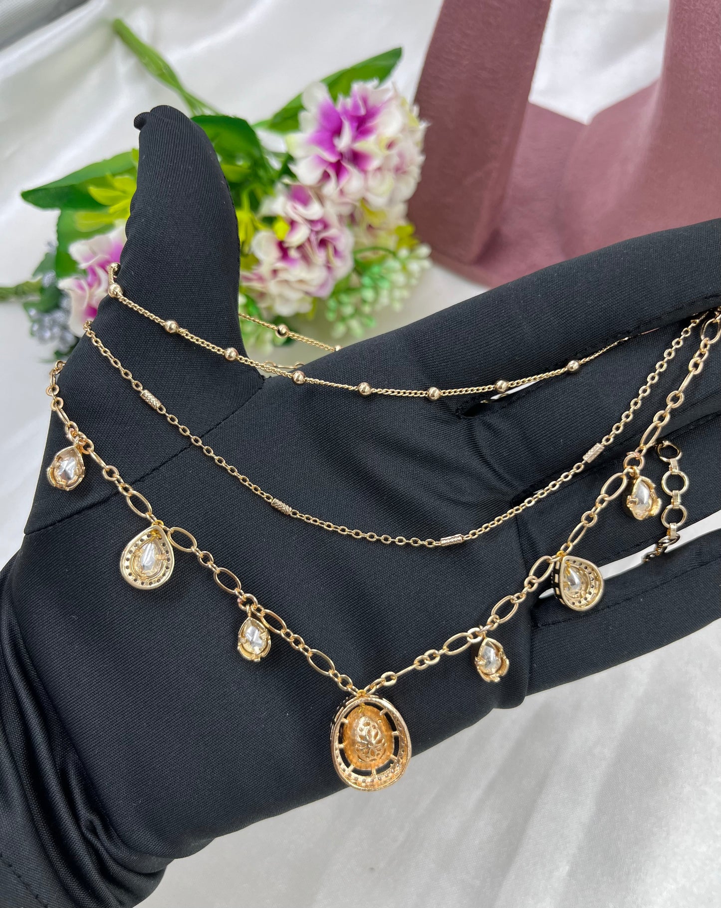 Saanvi Royal Three-Layer Set