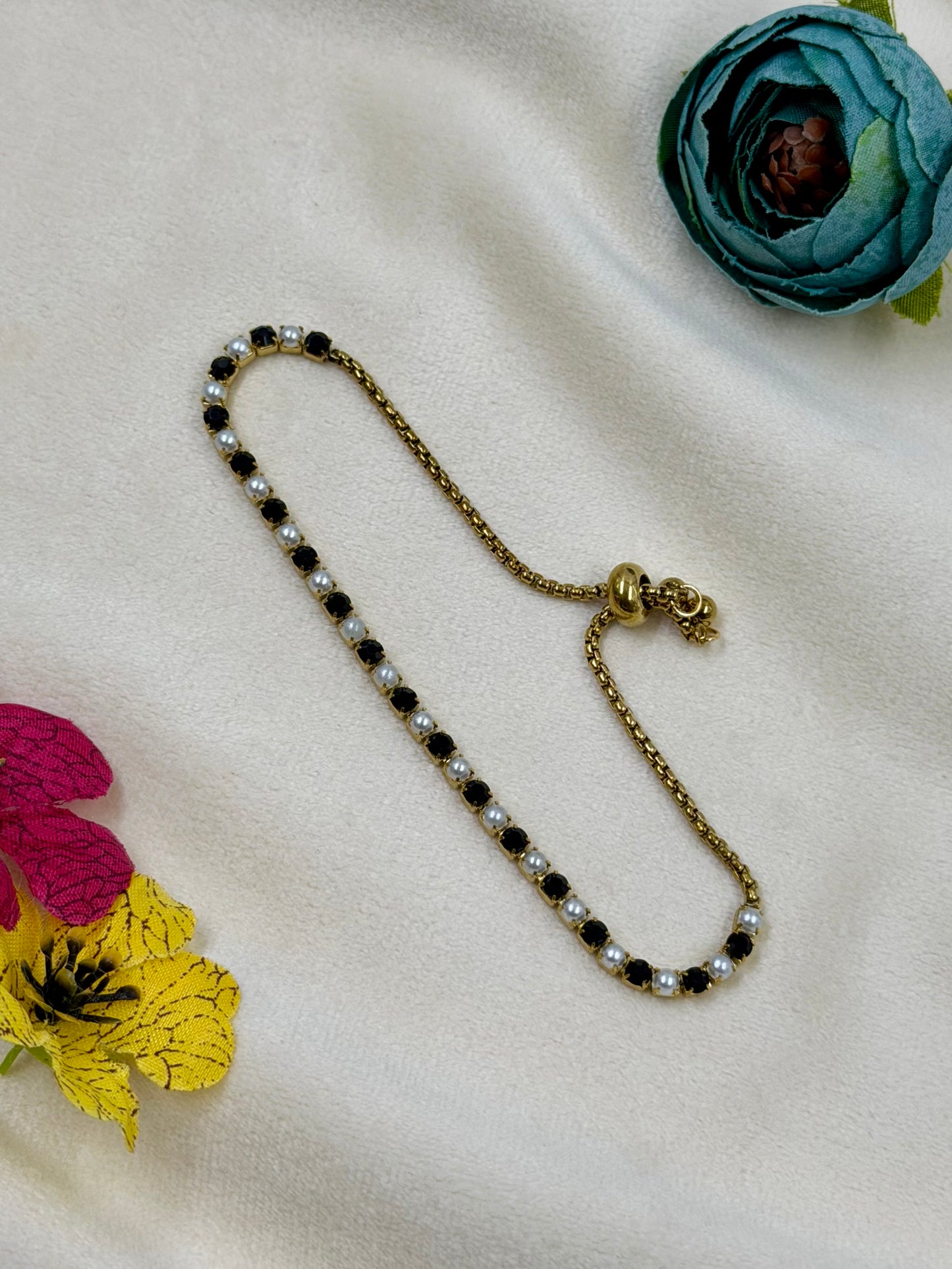 Vidhi Anti-Tarnish Stainless Steel Bracelet (Adjustable)