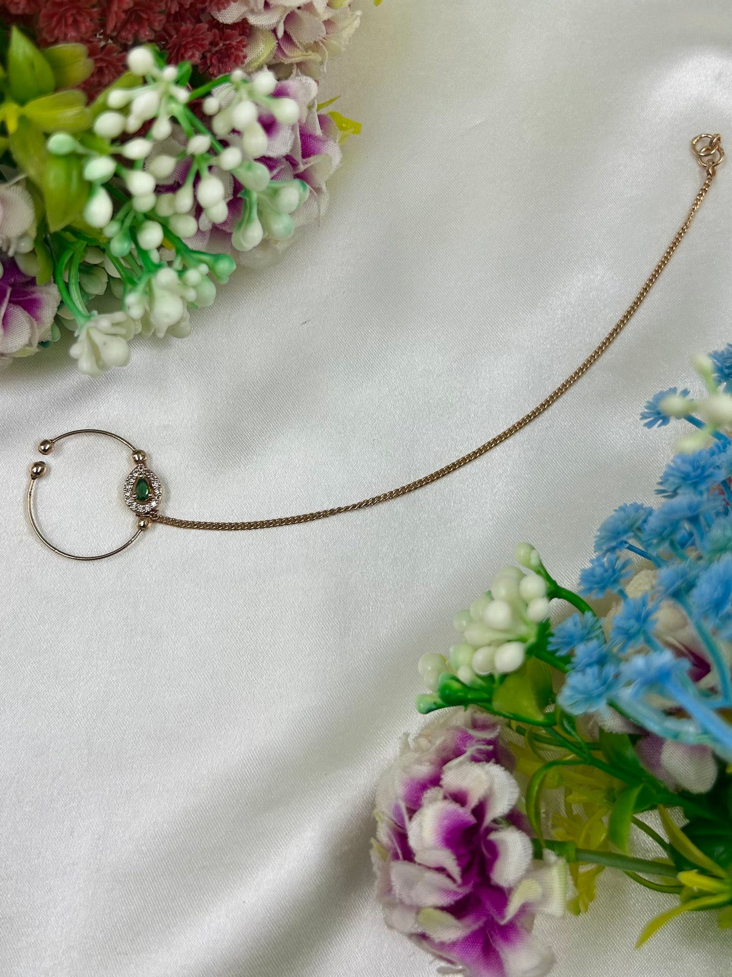 Shreya Moissanite Nose Ring