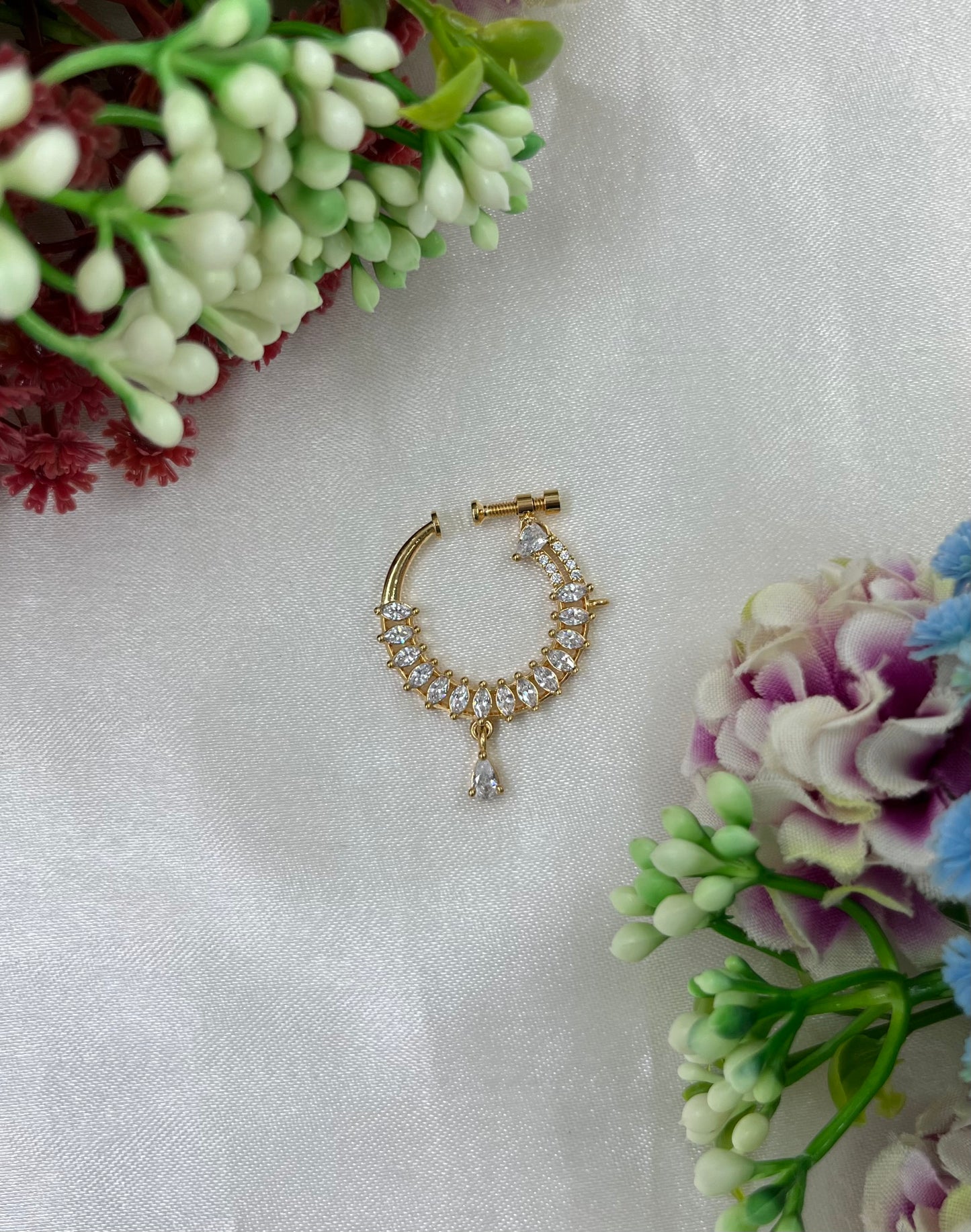 Nayra Gold AD Nose Ring