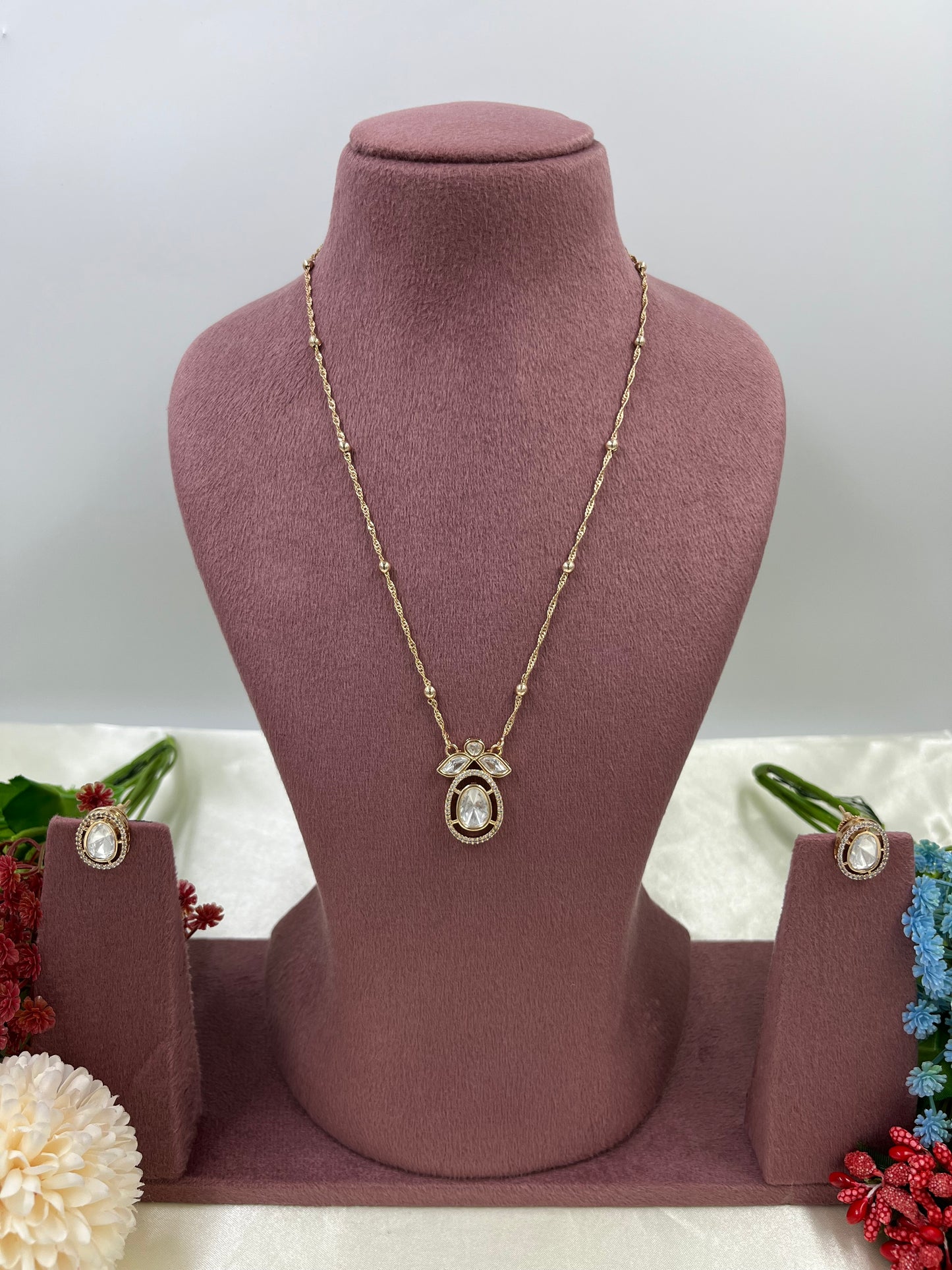 Purely Moissanite Chain Pandent