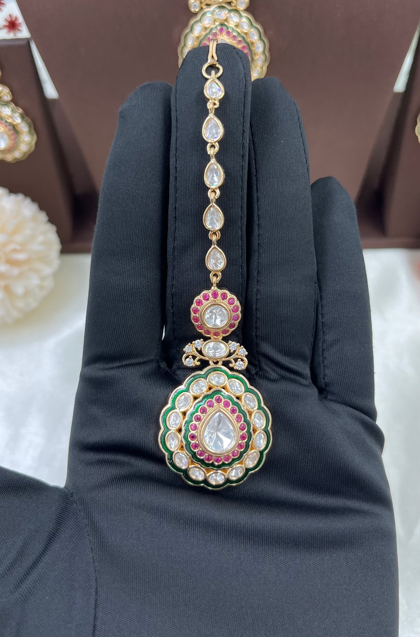 Inaya Moissanite Kundan Necklace