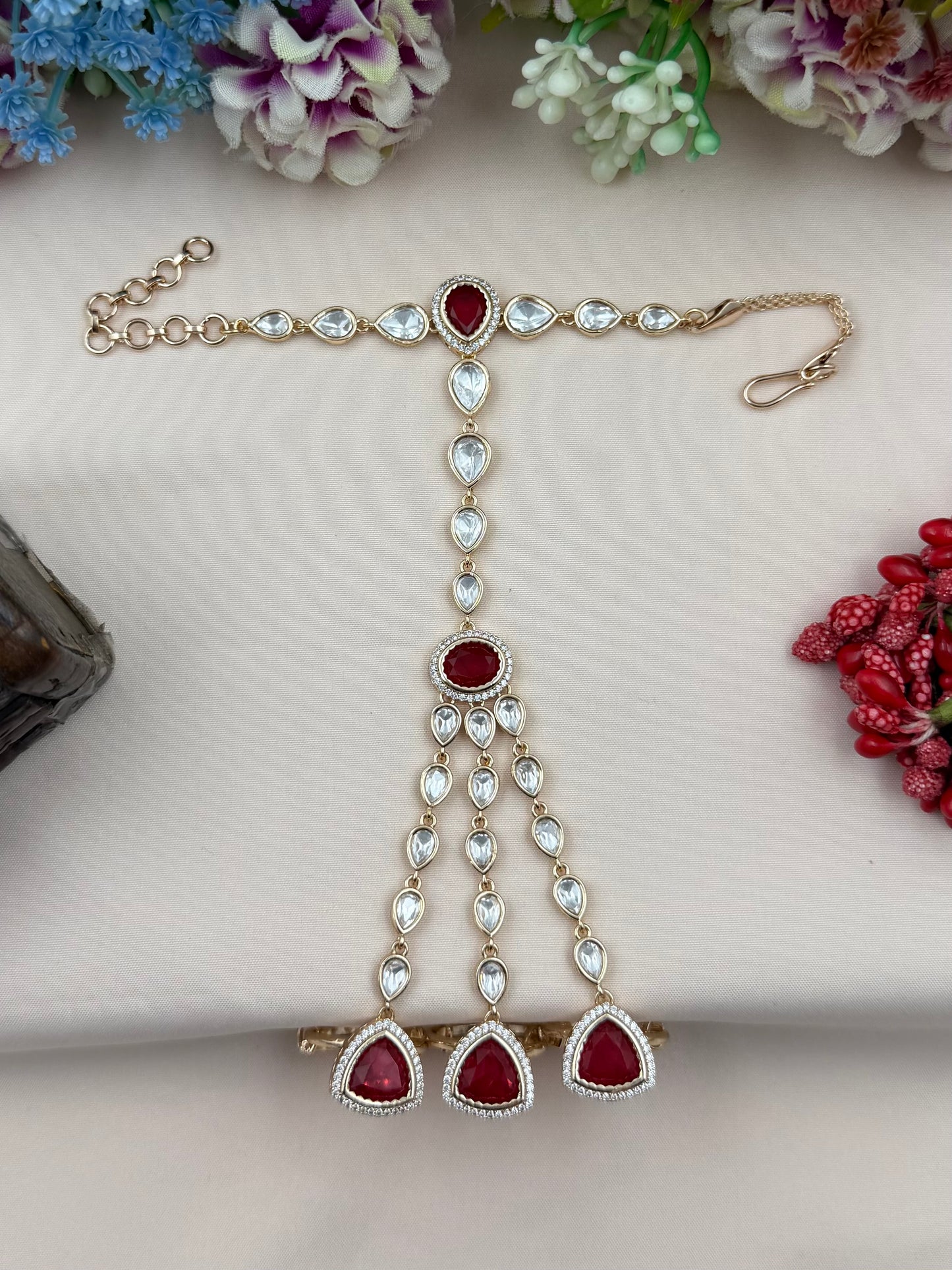 Yamini Moissanite Hath Panja (One Pis)