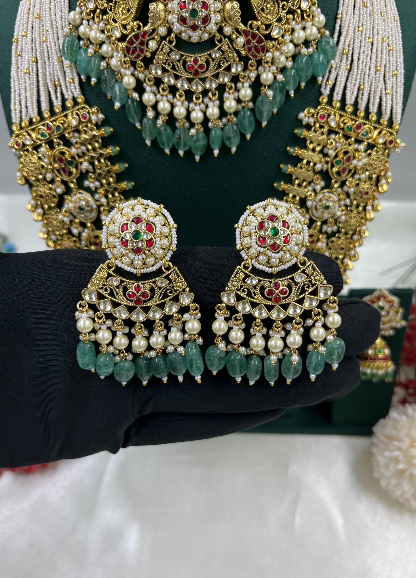 Rupmati Pachi Kundan Combo Set