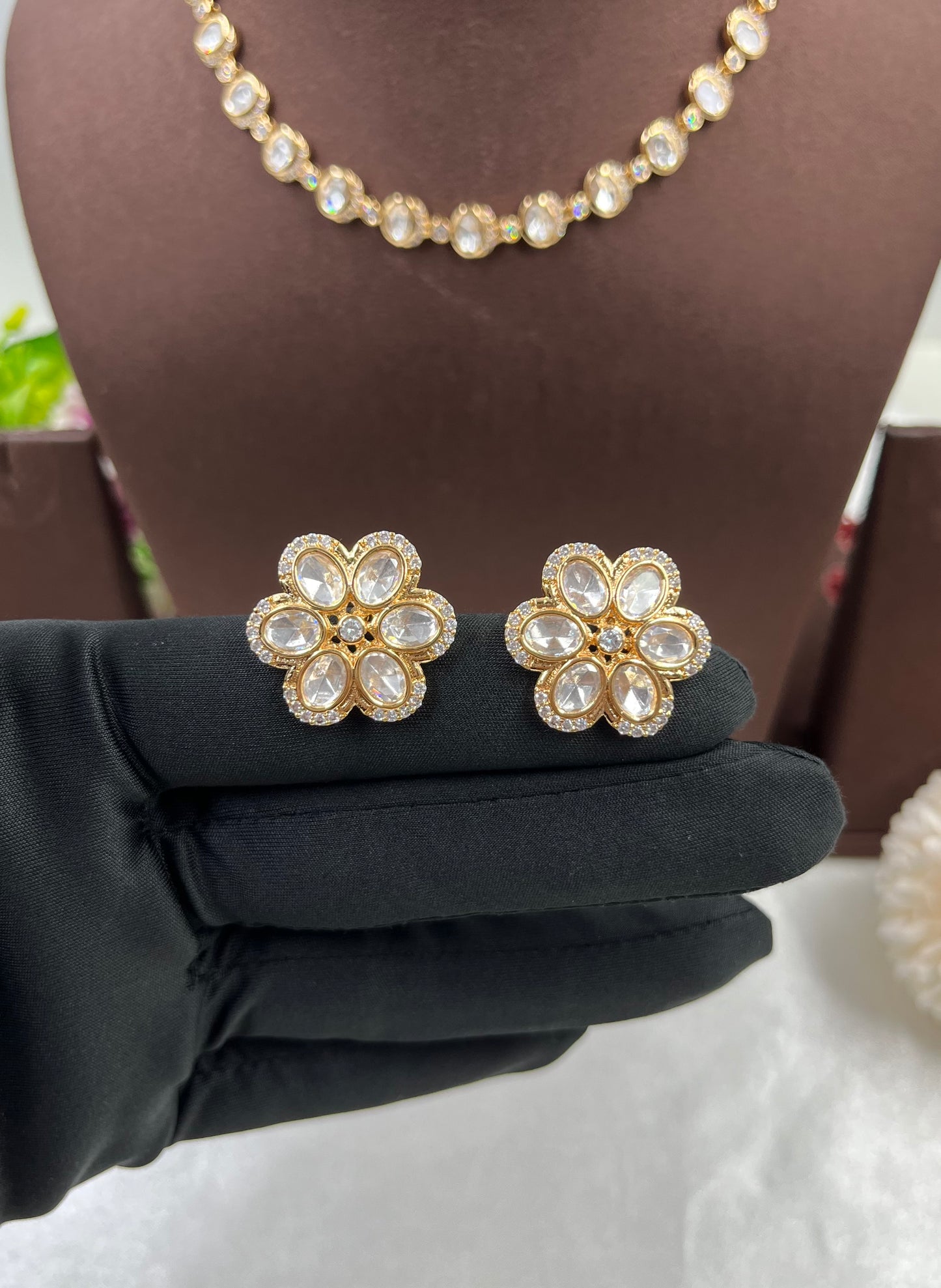 Gauri Moissanite Necklace