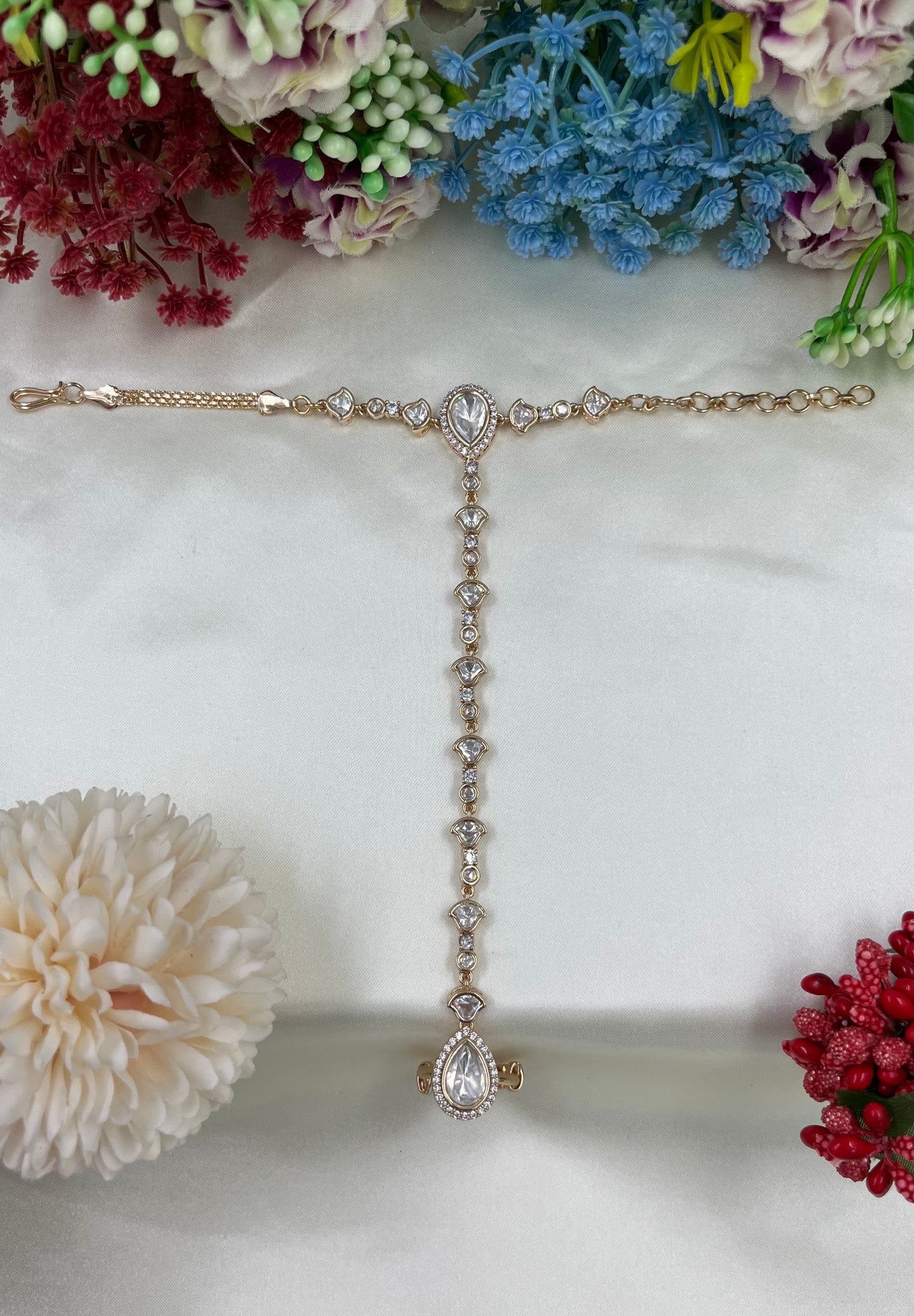 Shine Mahal Moissanite Premium Hath Panja (One pis)