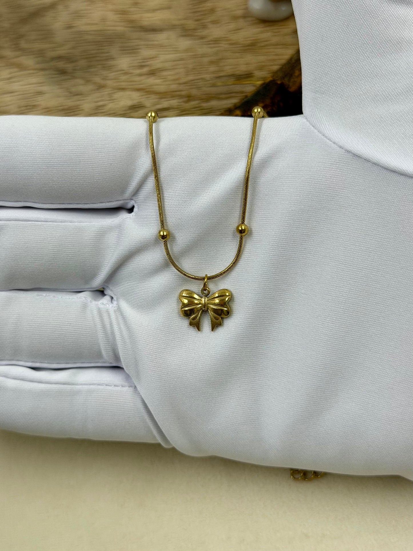 Ribbon Gold Chain