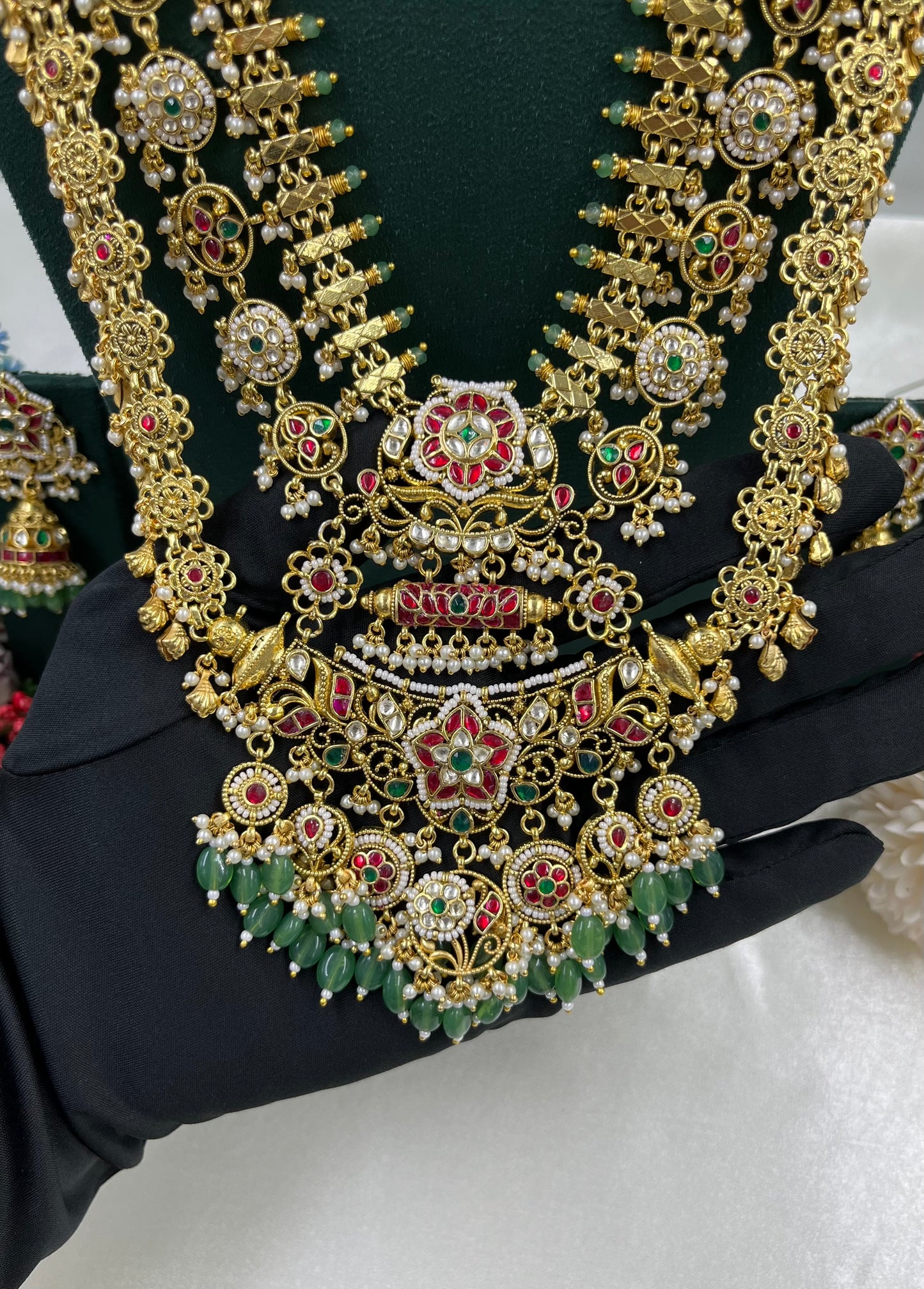 Rupmati Pachi Kundan Combo Set