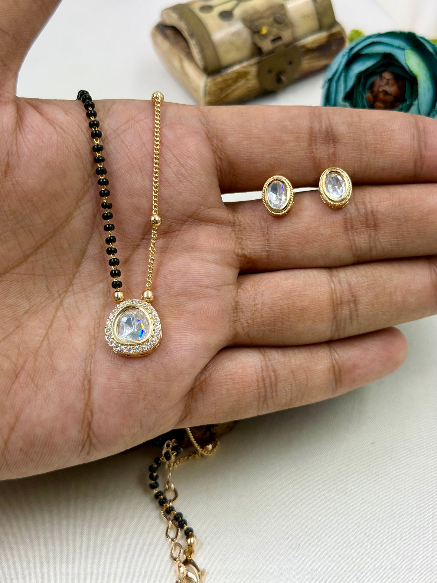Oorja Moissanite Mangalsutra
