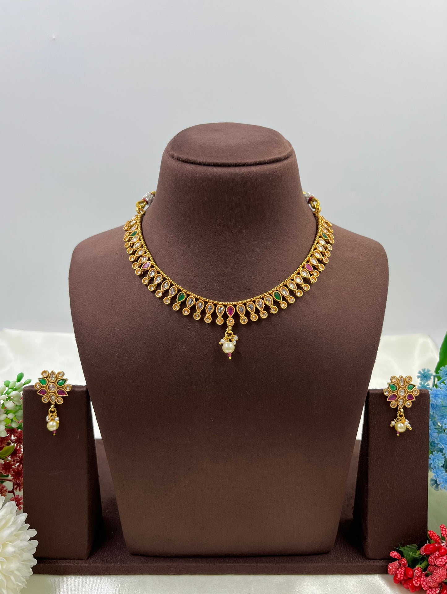 Pallavi Delicate Traditional Necklace