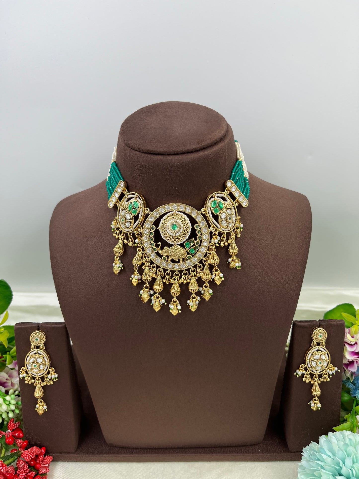 Pihu Antique Choker Necklace