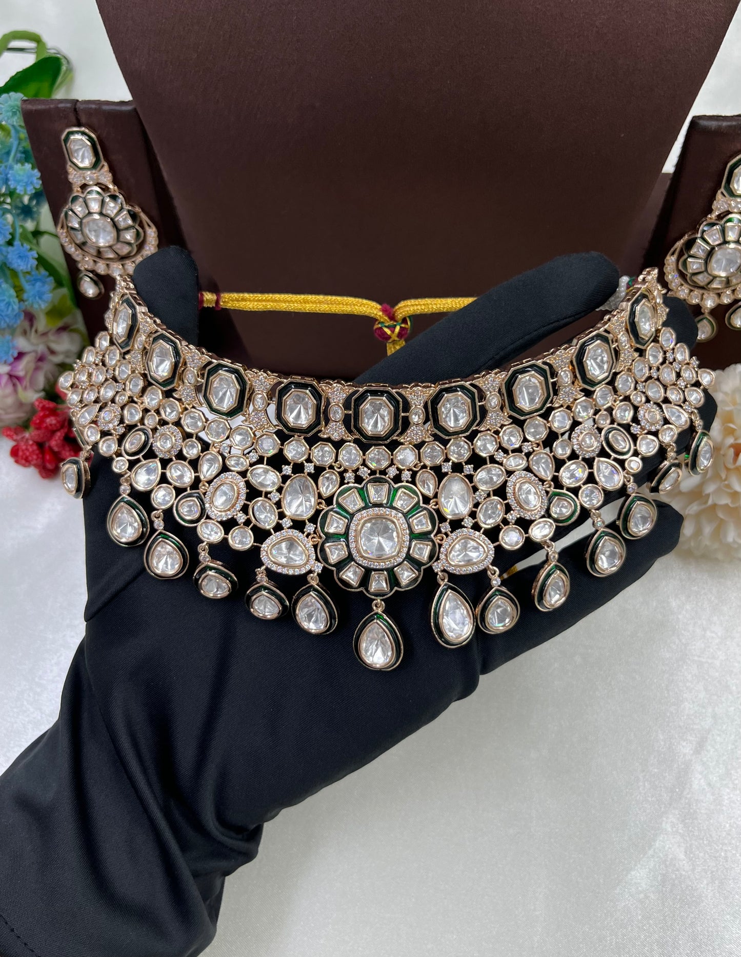 Gowri Premium Moissanite Choker
