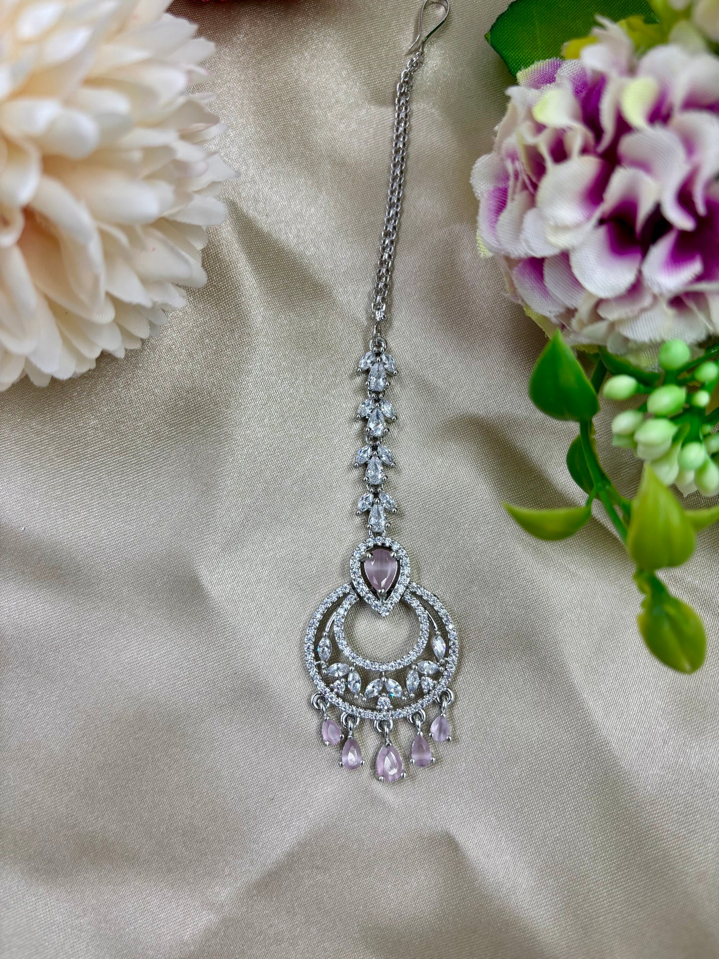 AMERICAN DIMOND DROP DESIGN MANG TIKA