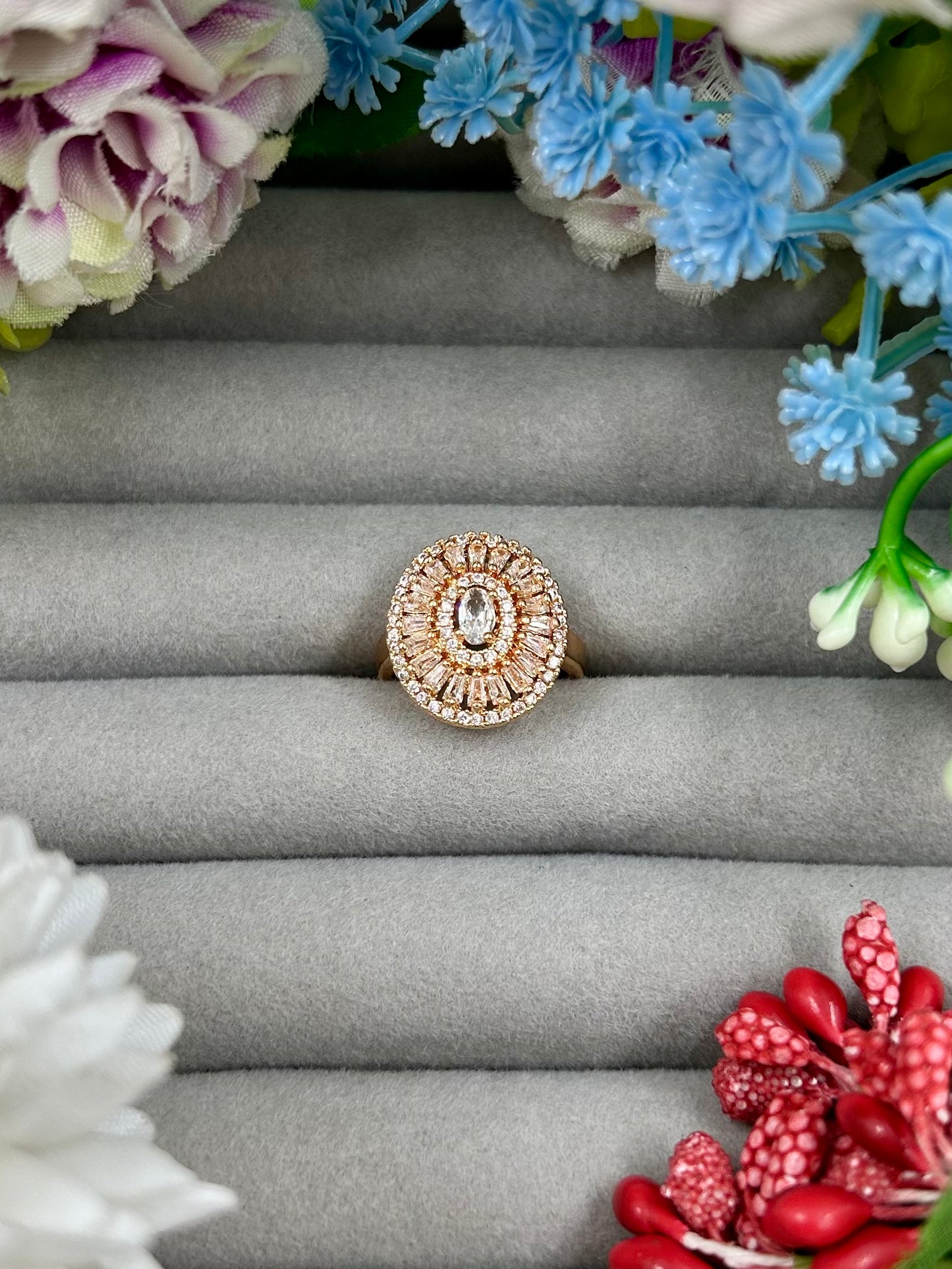 Natalie Rose Gold Ring