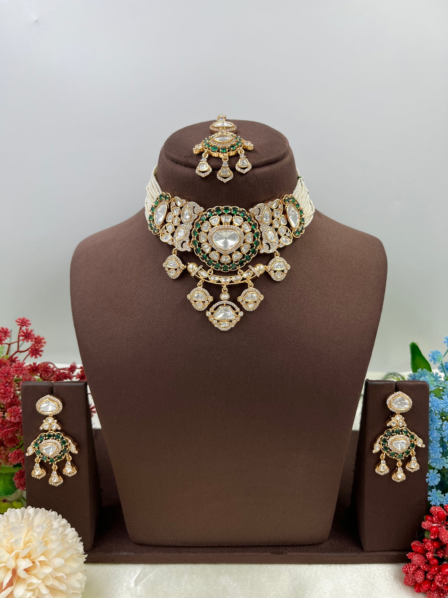 Myra Moissanite Kundan Choker