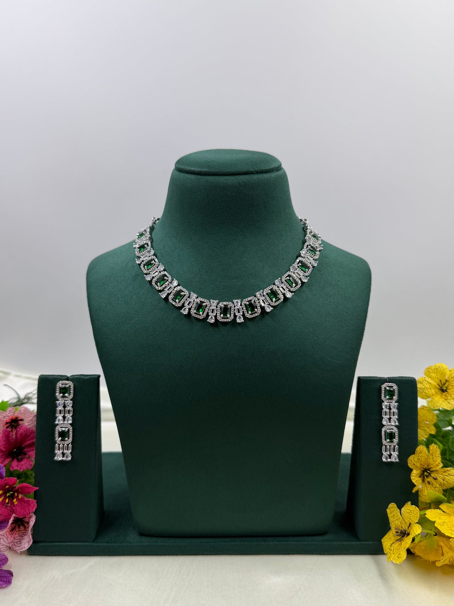 Victoria American Diamond Necklace
