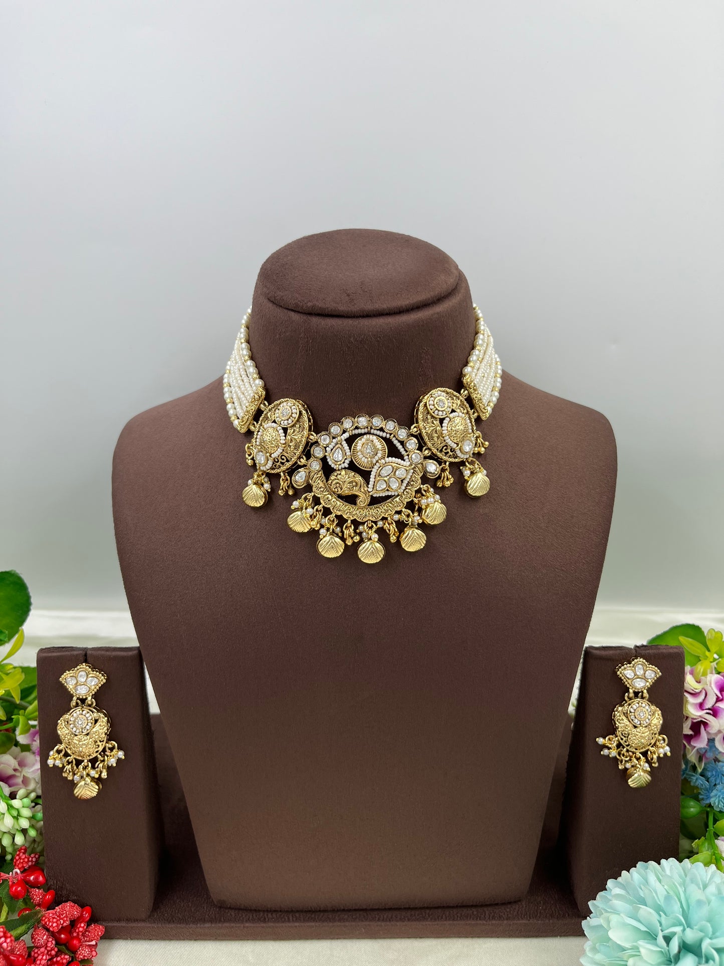 Sanjana Antique Choker Necklace