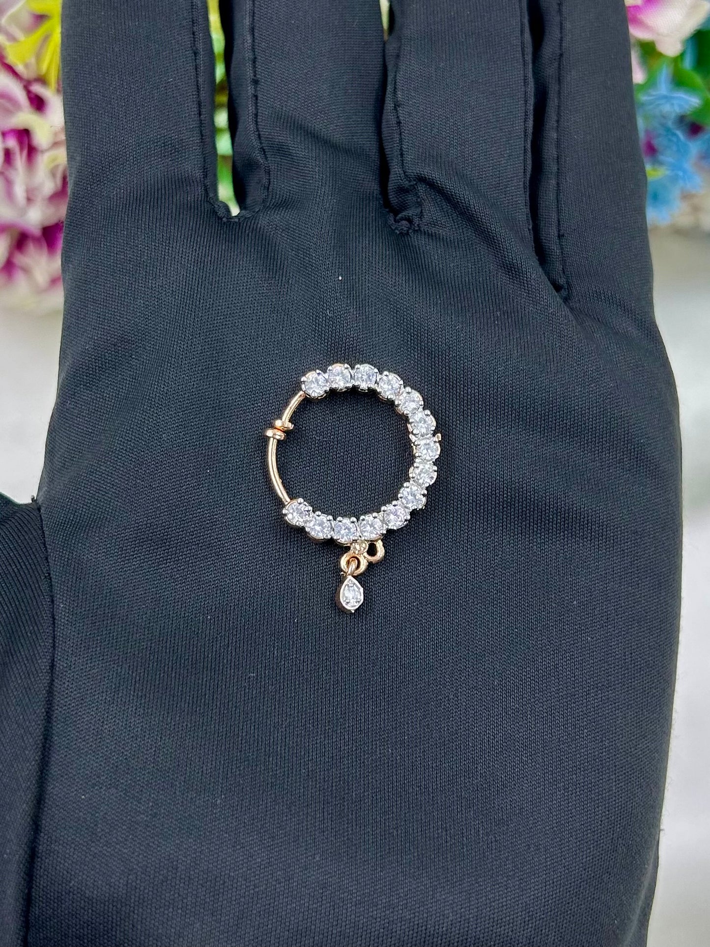 Vidya Moissanite Nose Ring