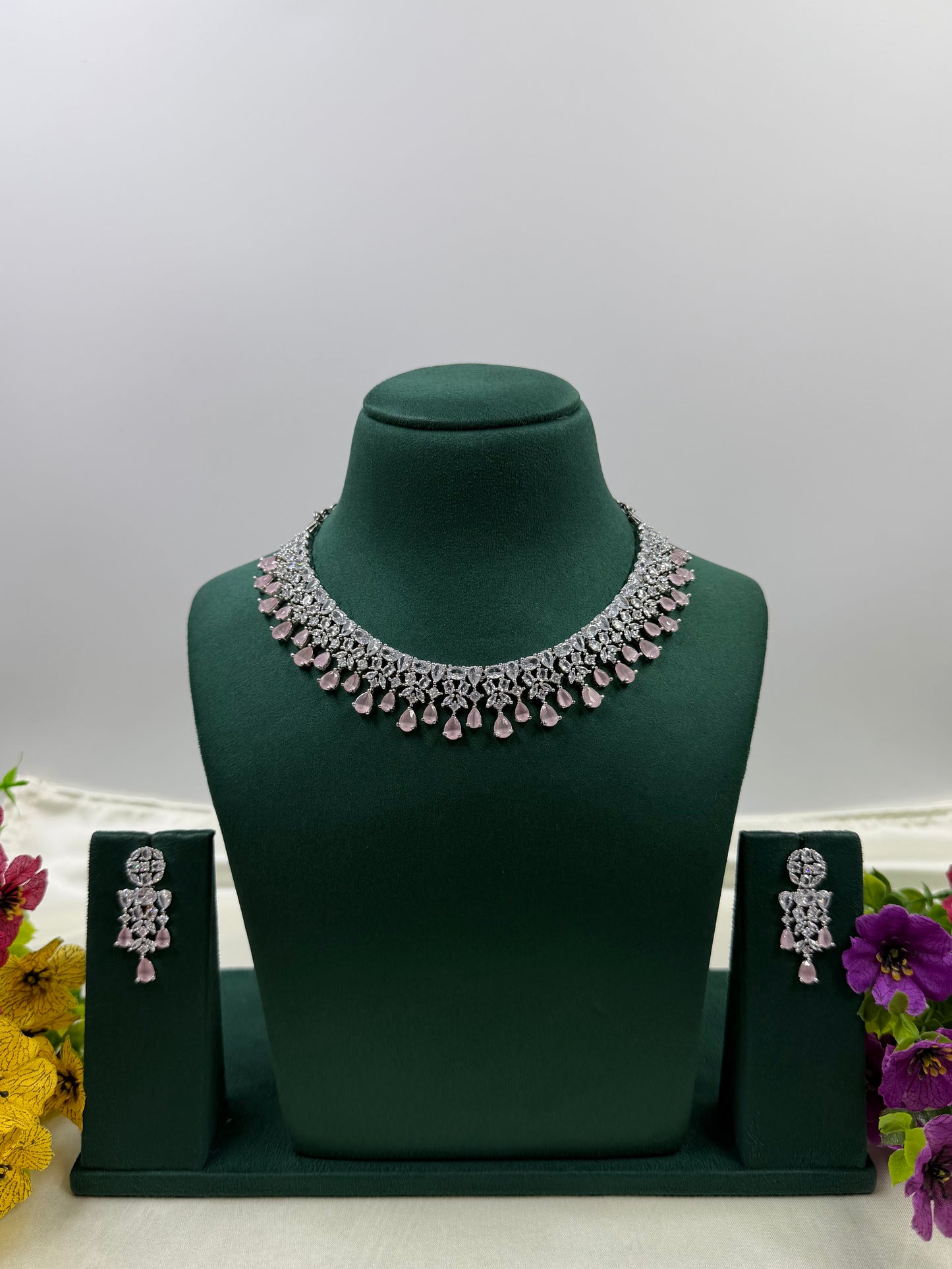Esha American Diamond Necklace