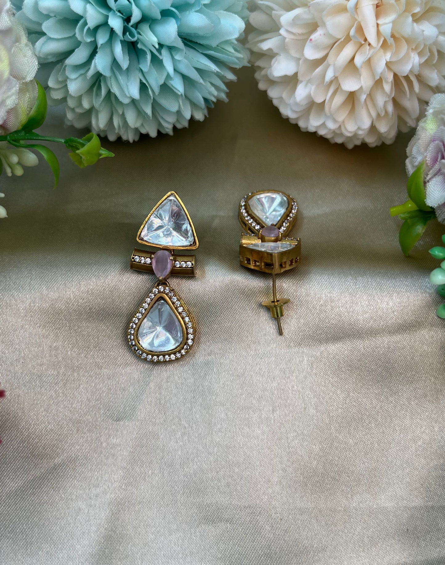 Crew Moissanite Kundan Tops