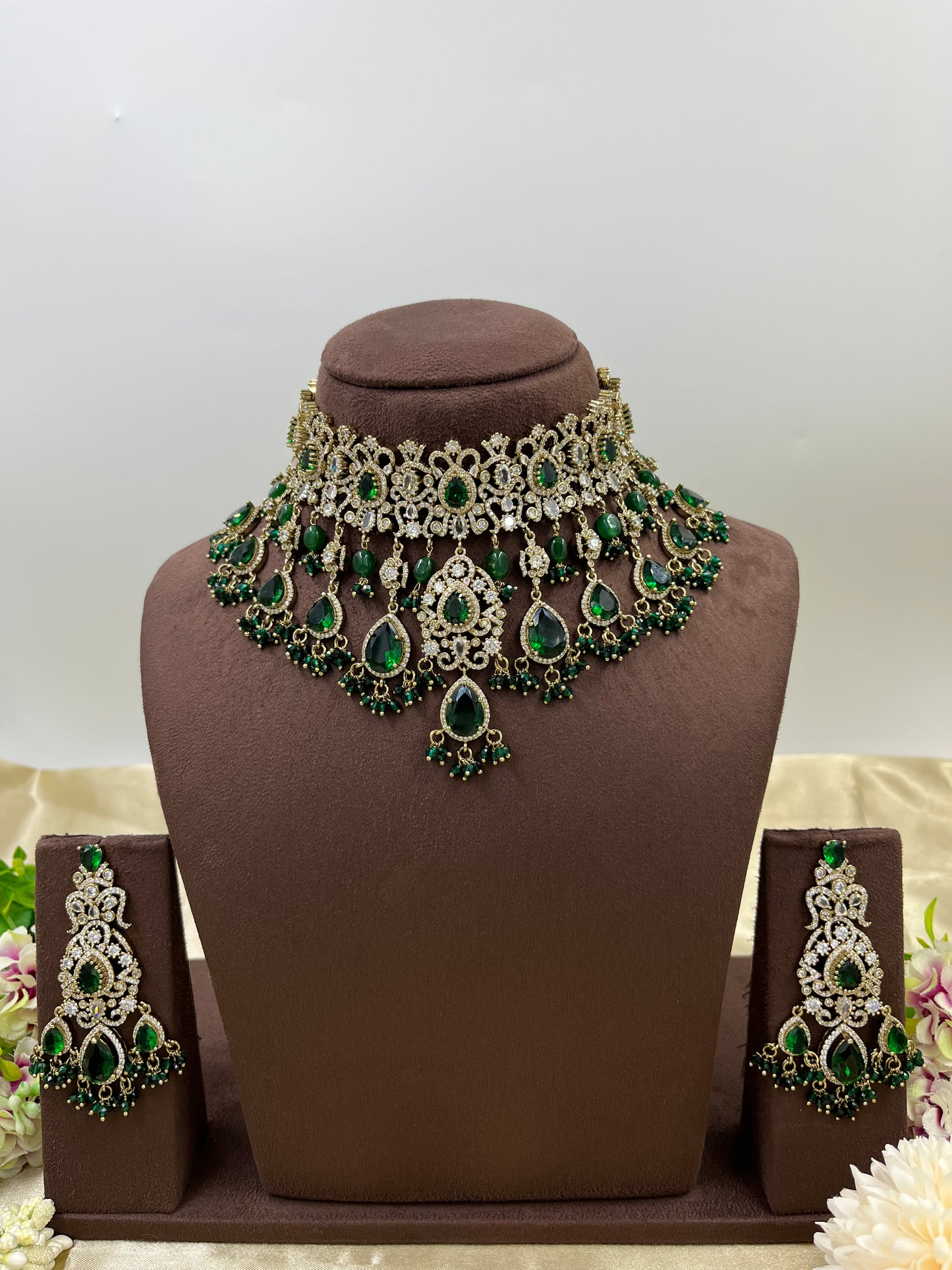 Soveria Victorian Heavy Chokar Necklace