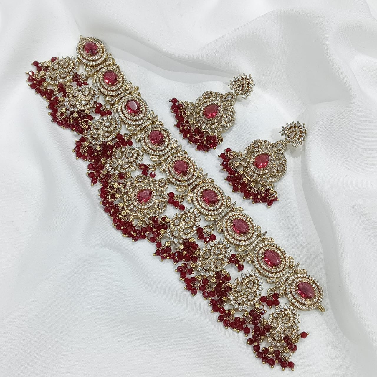 Lora Premium Victorian Choker Necklace Set
