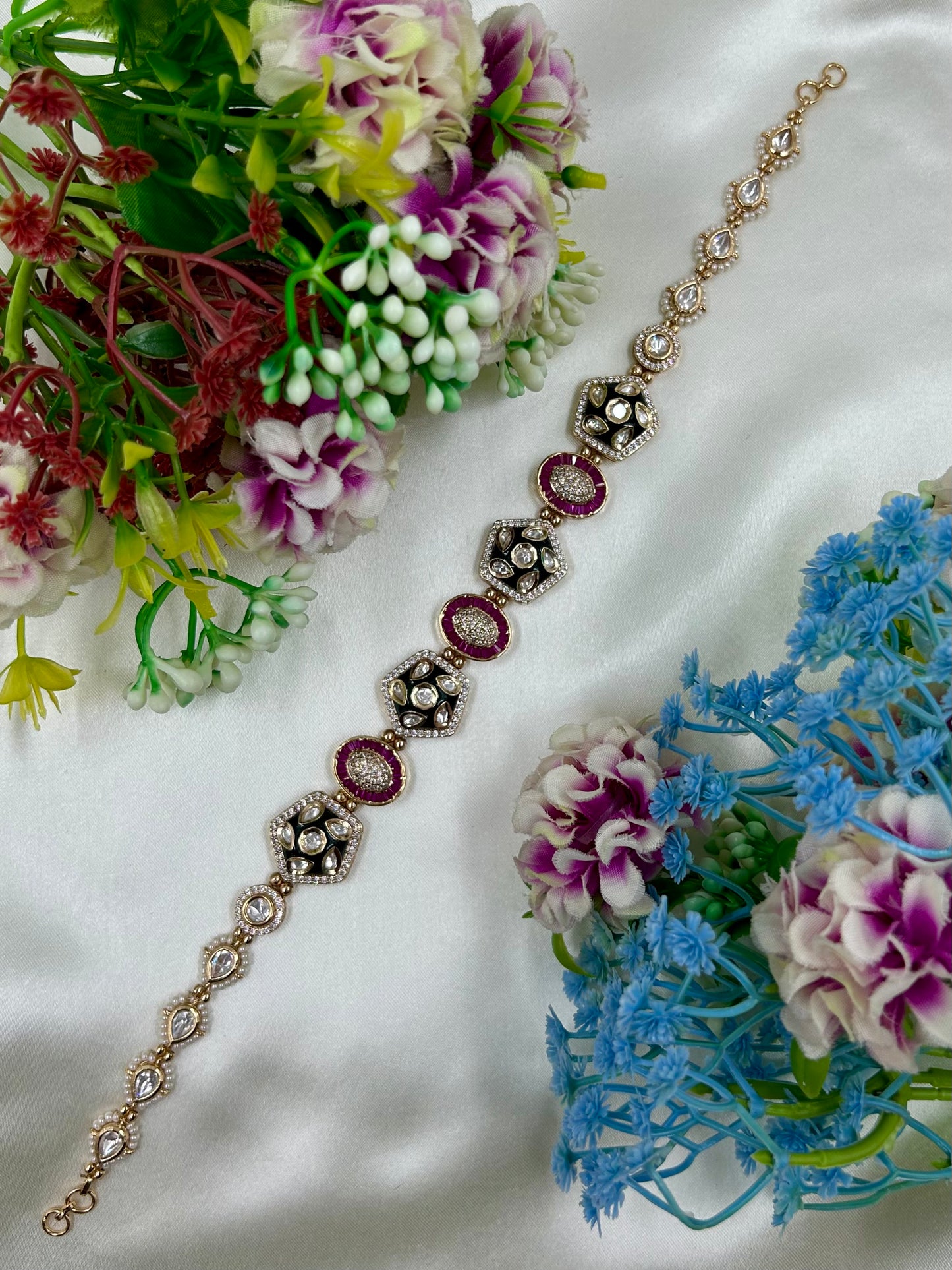 Unnati Moissanite Sheesh Patti
