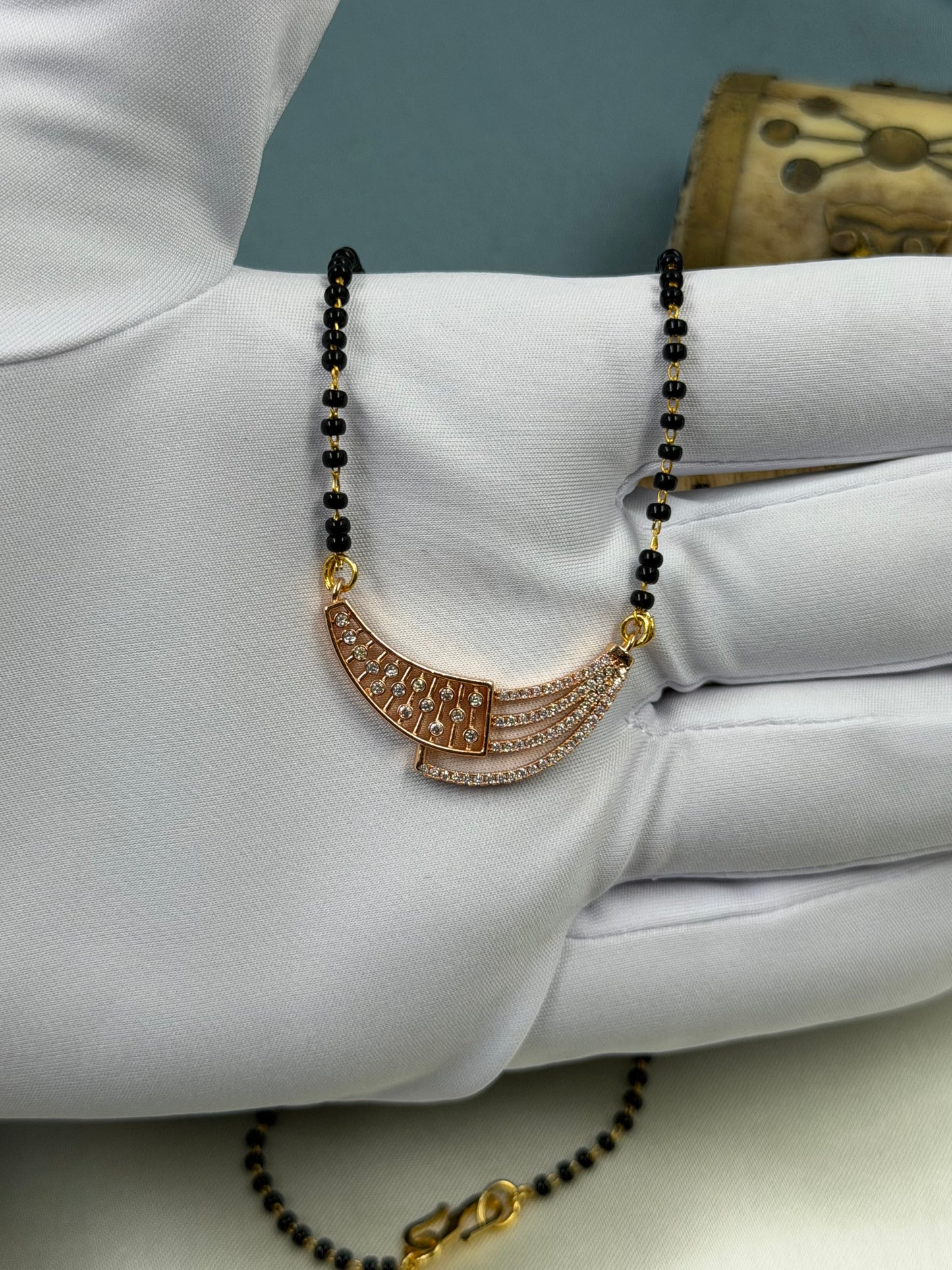 Bhoomi Rose Gold Mangalsutra