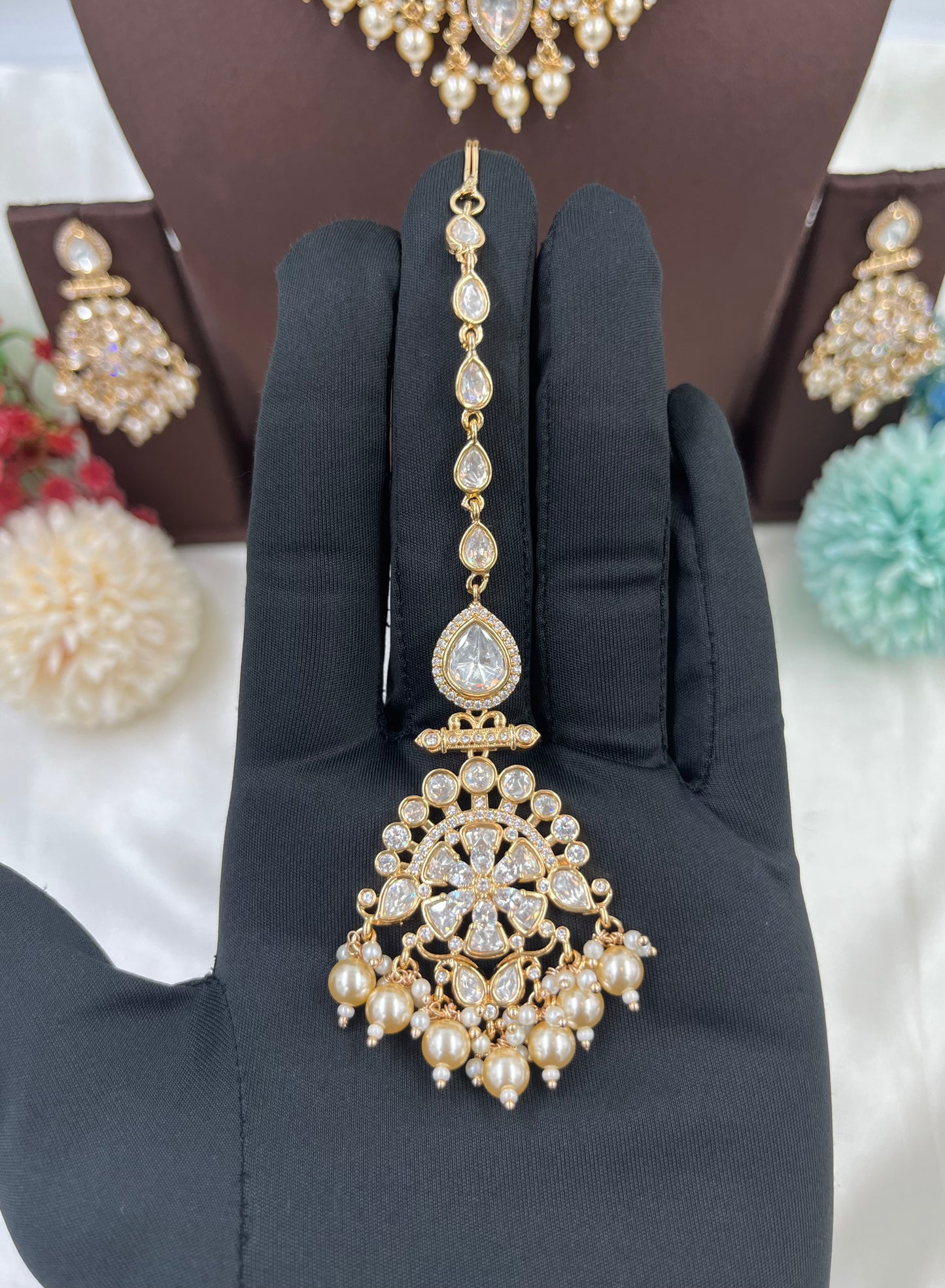 Ziva Premium Moissanite Kundan Necklace