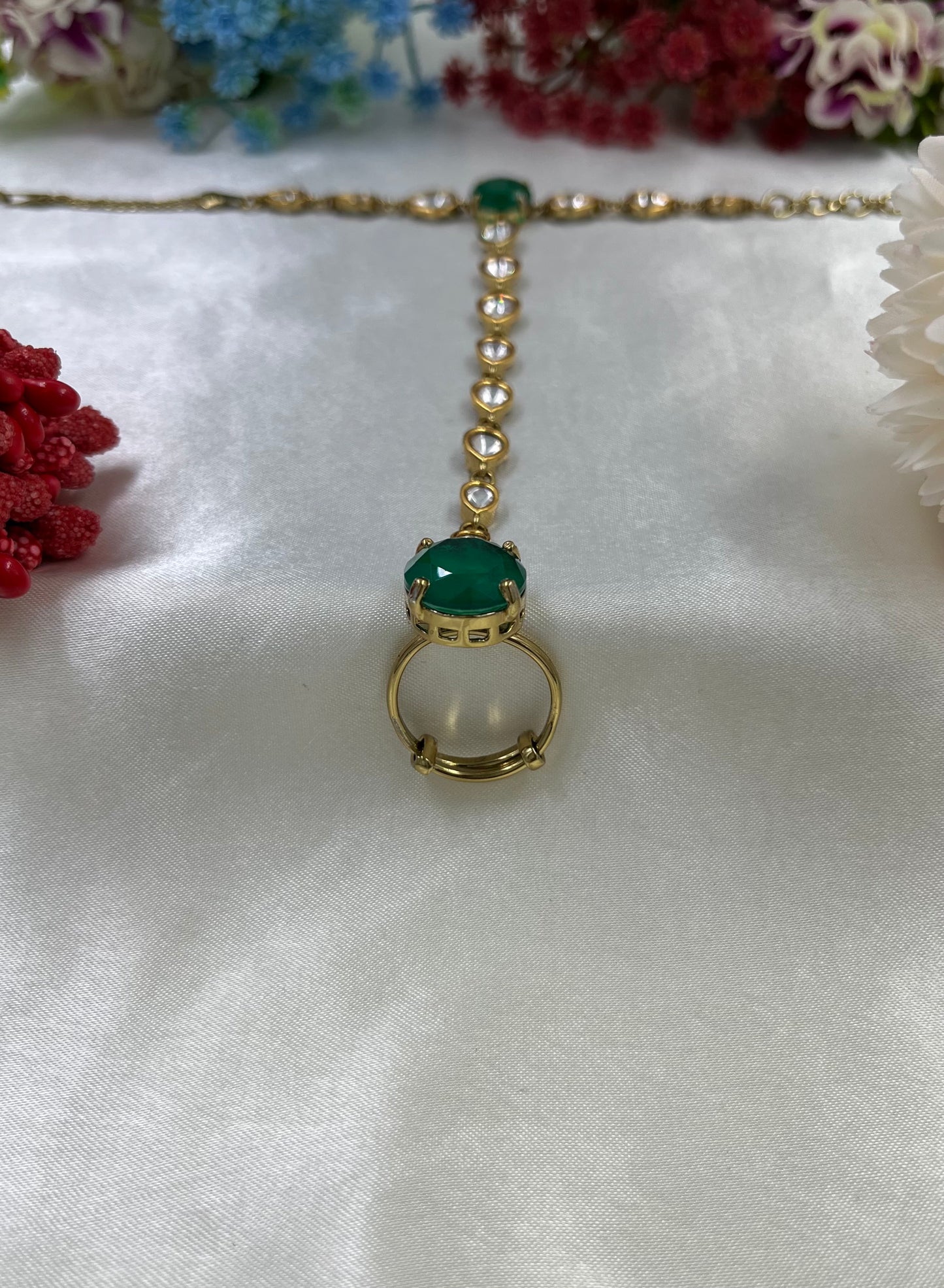 Tanishkaa Moissanite Premium Hath Panja (One pis)
