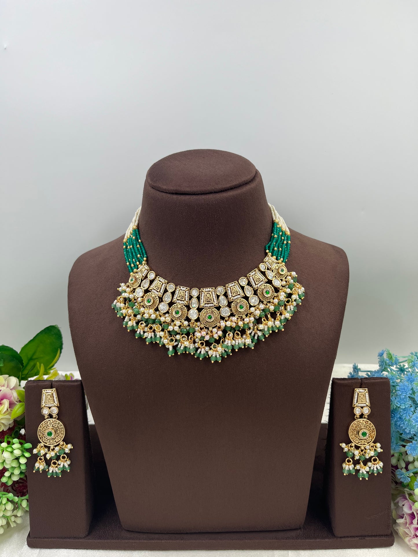 Poonam Heritage Premium Moti Necklace