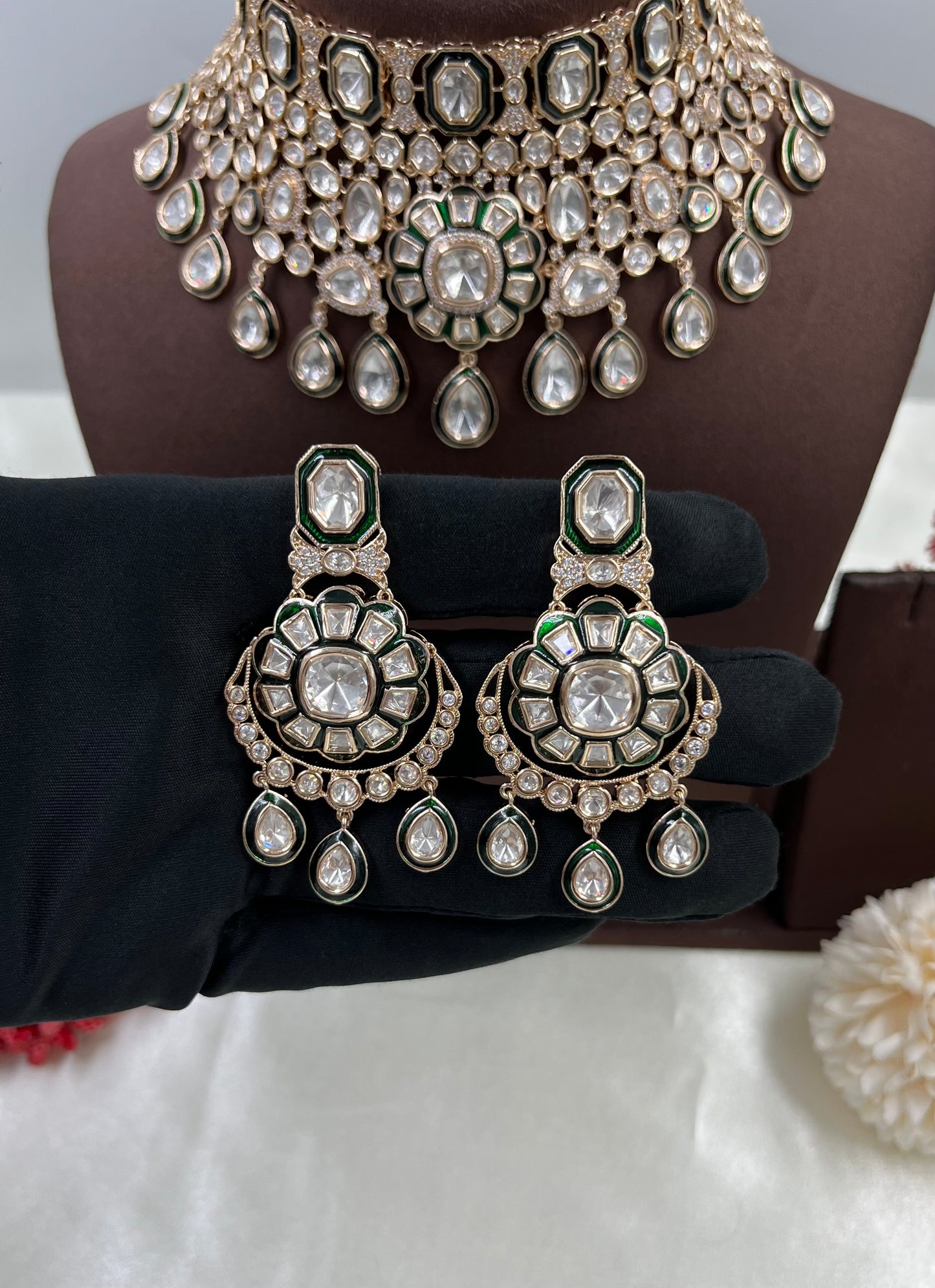 Gowri Premium Moissanite Choker