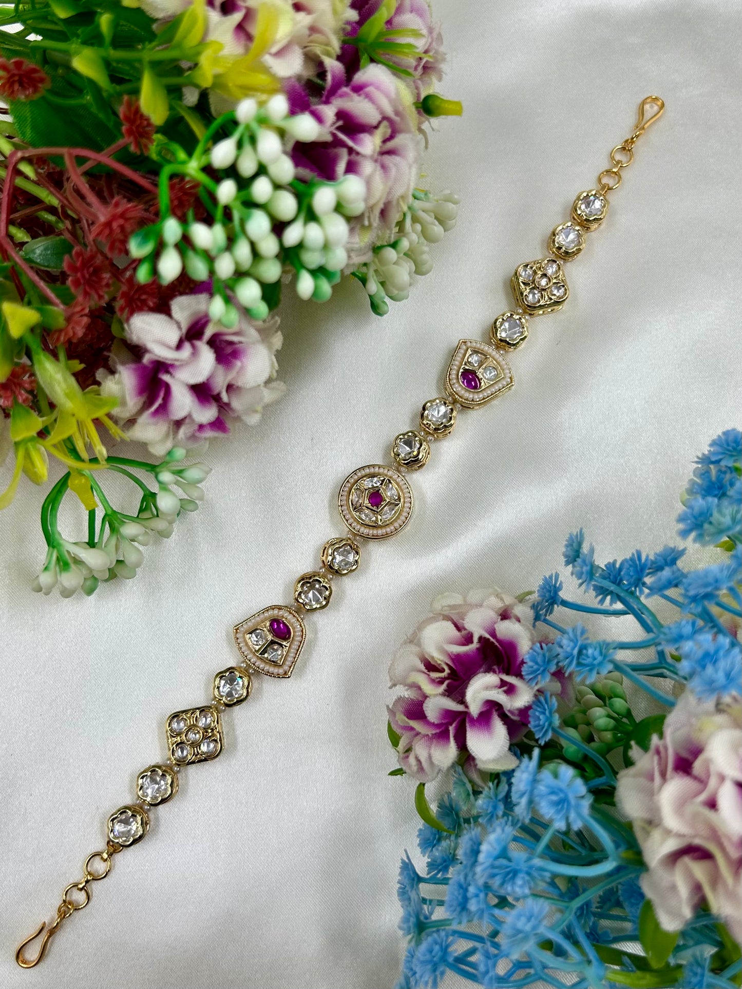 Rubina Moissanite Sheesh Patti