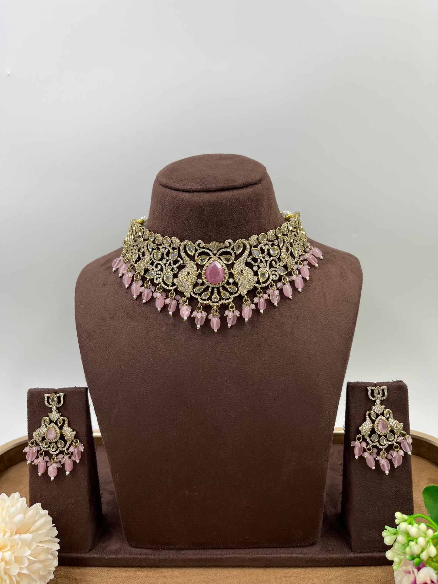 Ayat Victorian Dangling Chokar Necklace