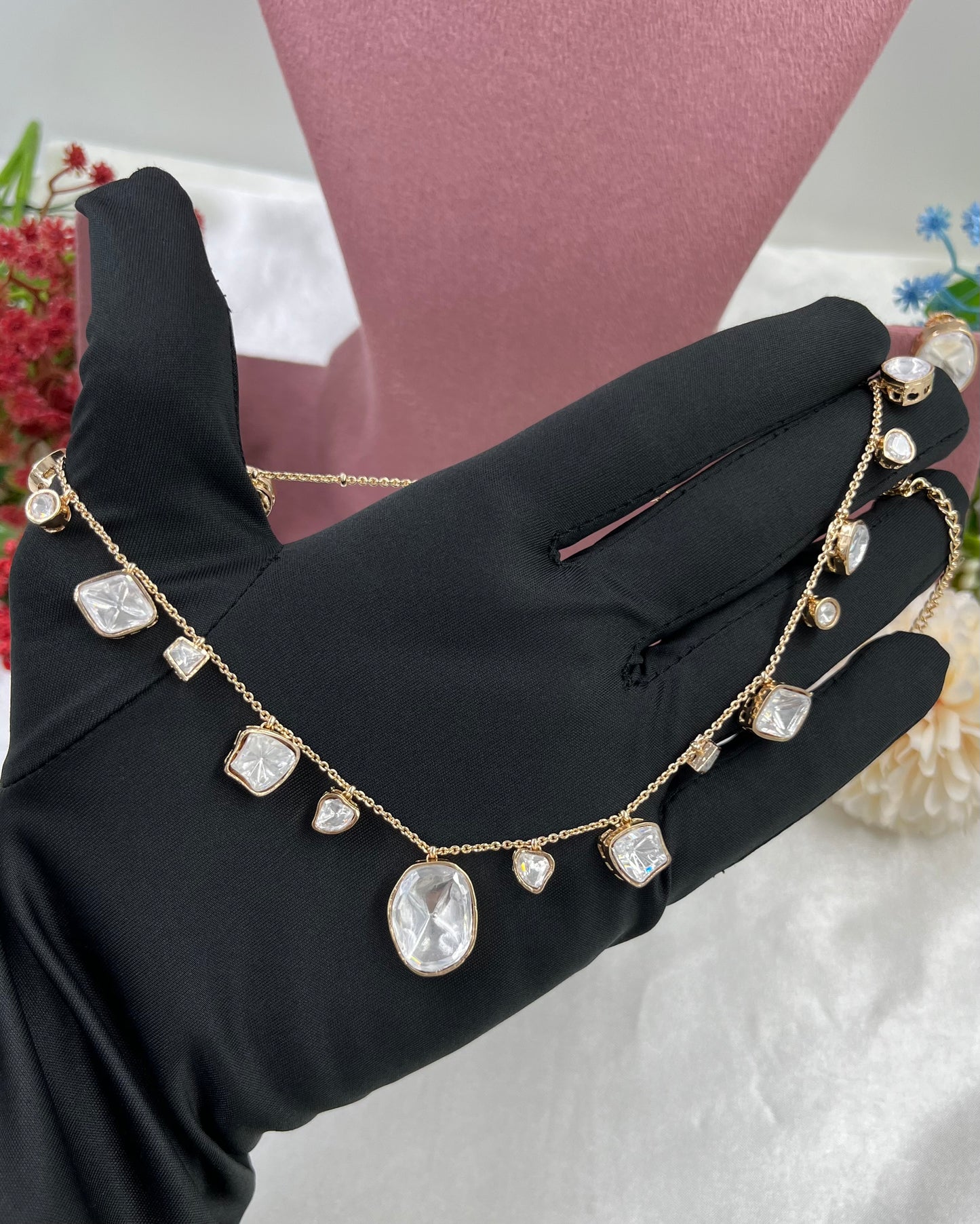 Adaah Moissanite Chain Pendant