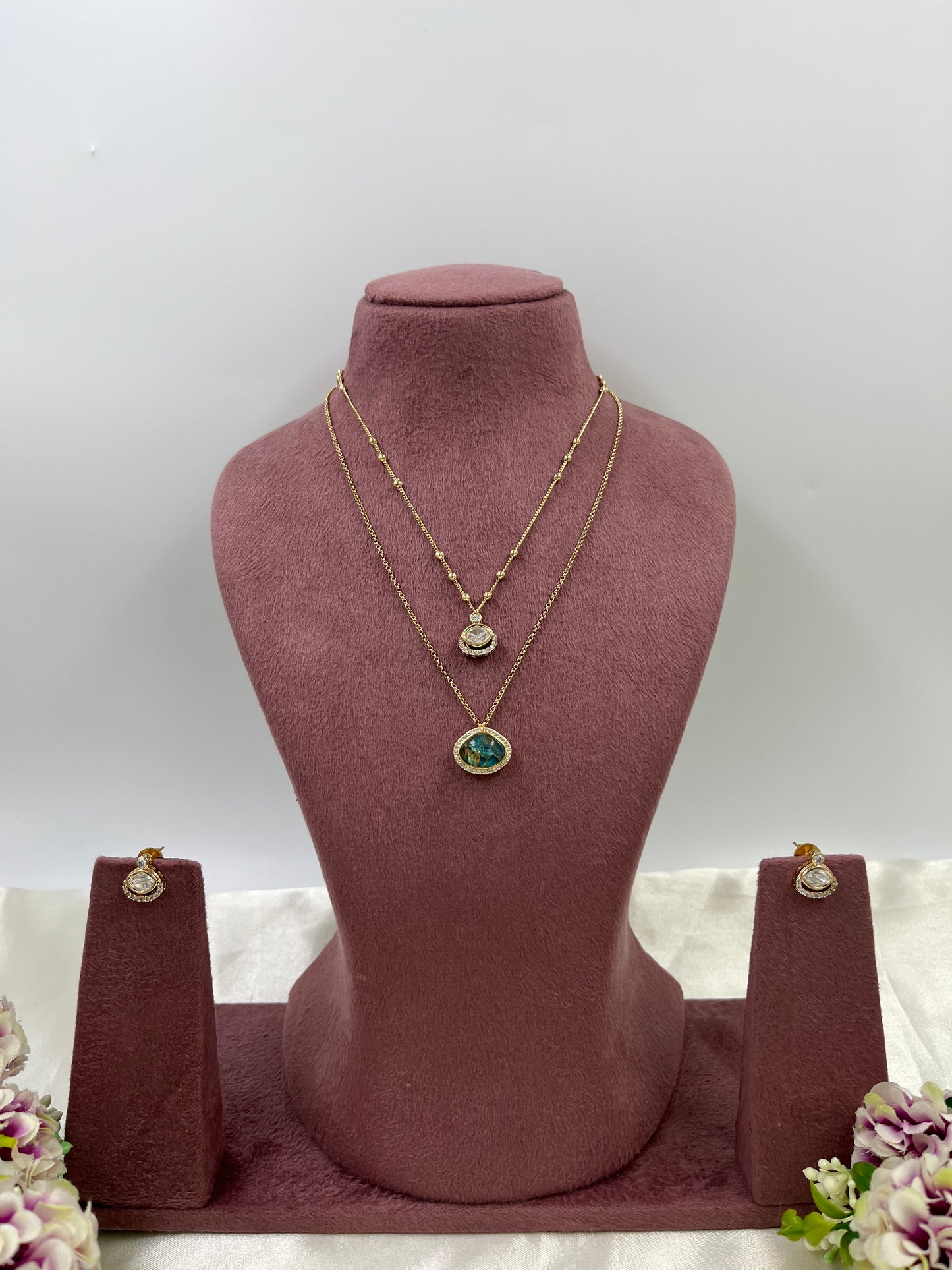 Kritika Dual Shine Necklace Set