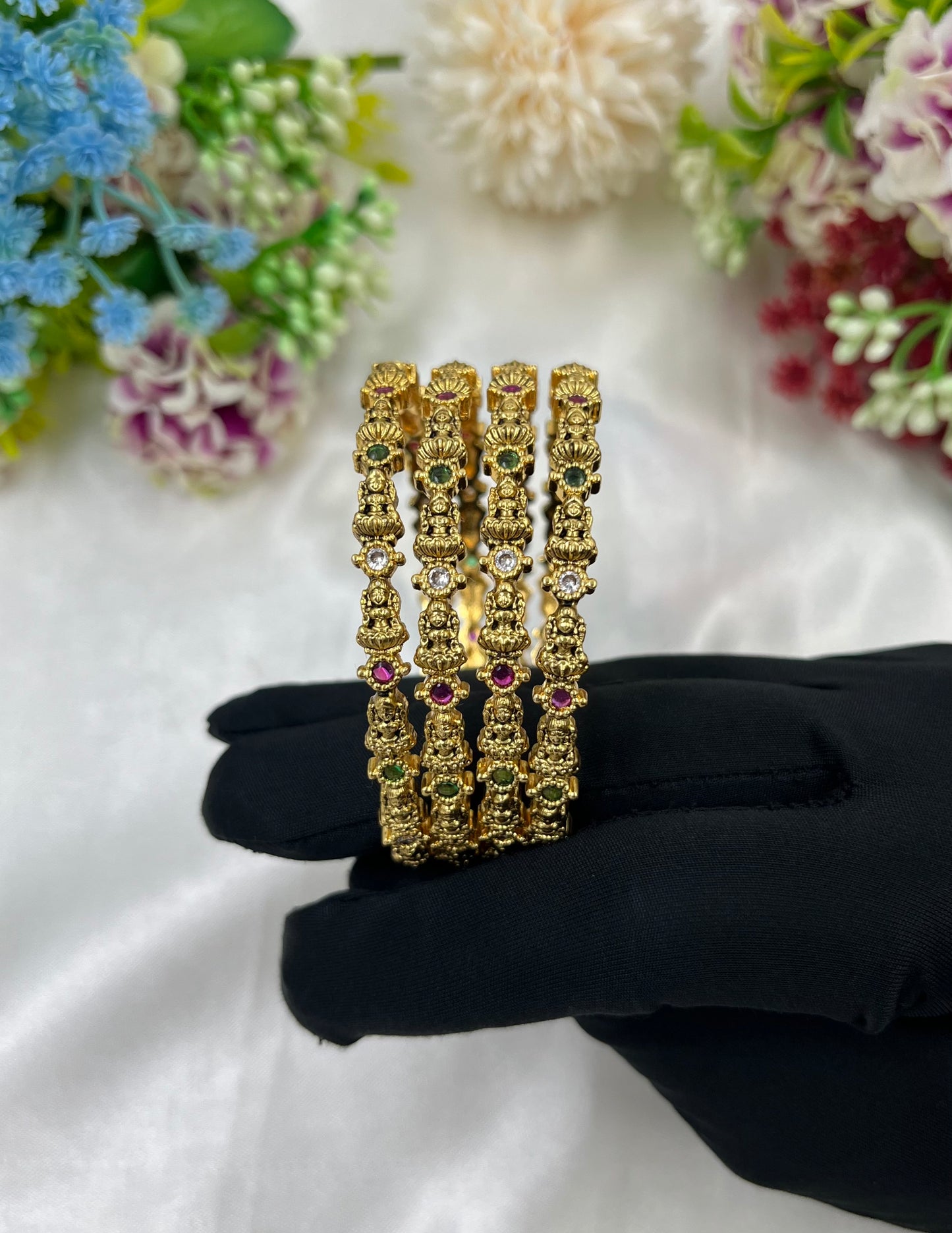 Avni Temple Premium Bangles