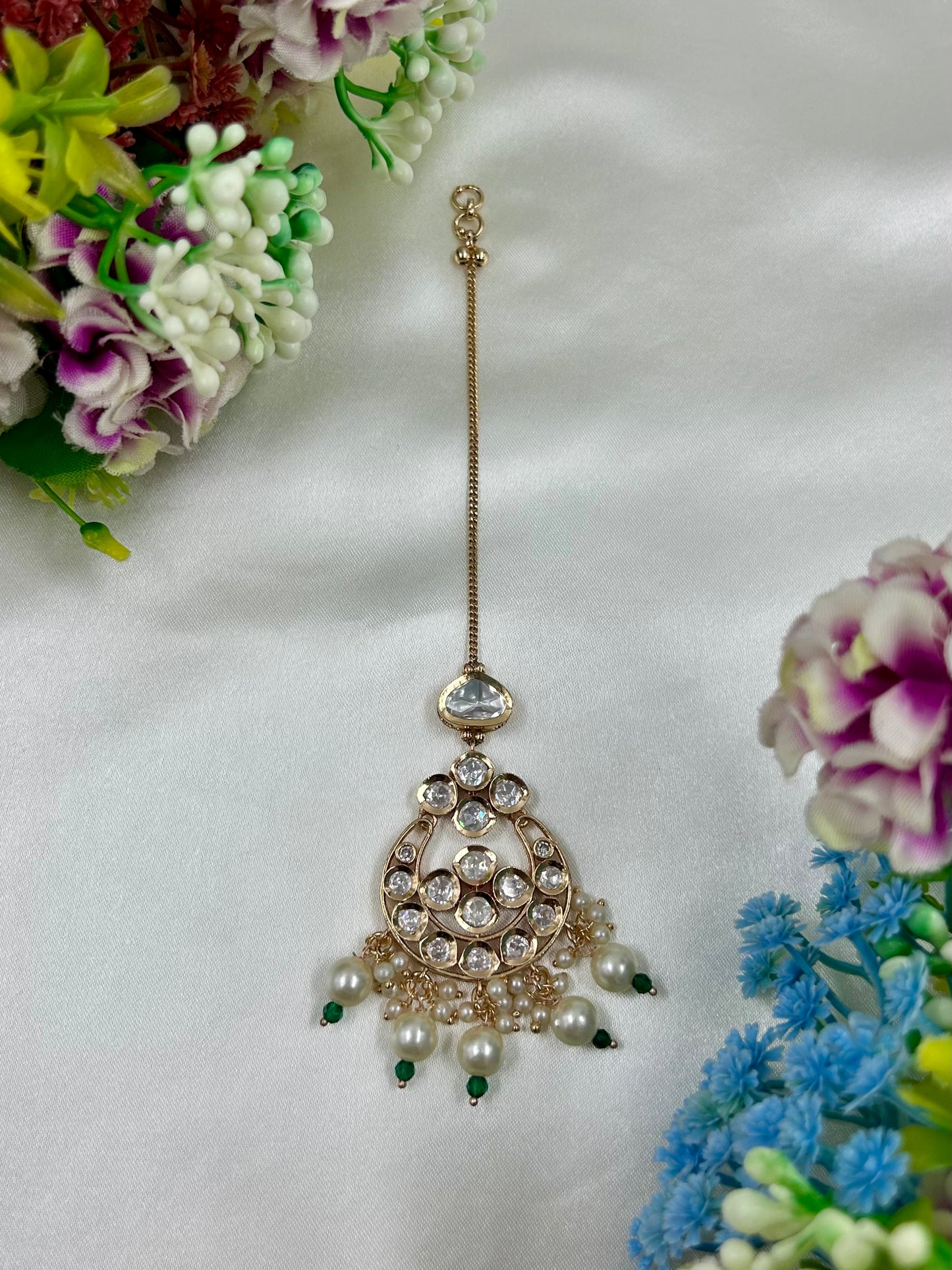 Vedanti Moissanite Mang Tika