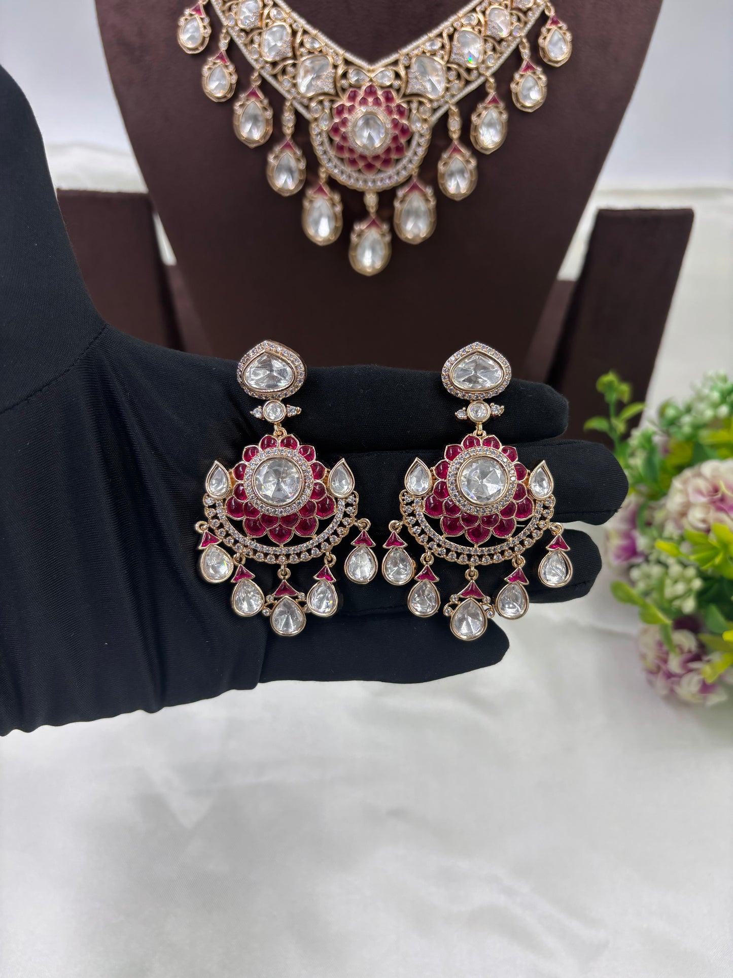 Heer Ratan Moissanite Kundan Necklace